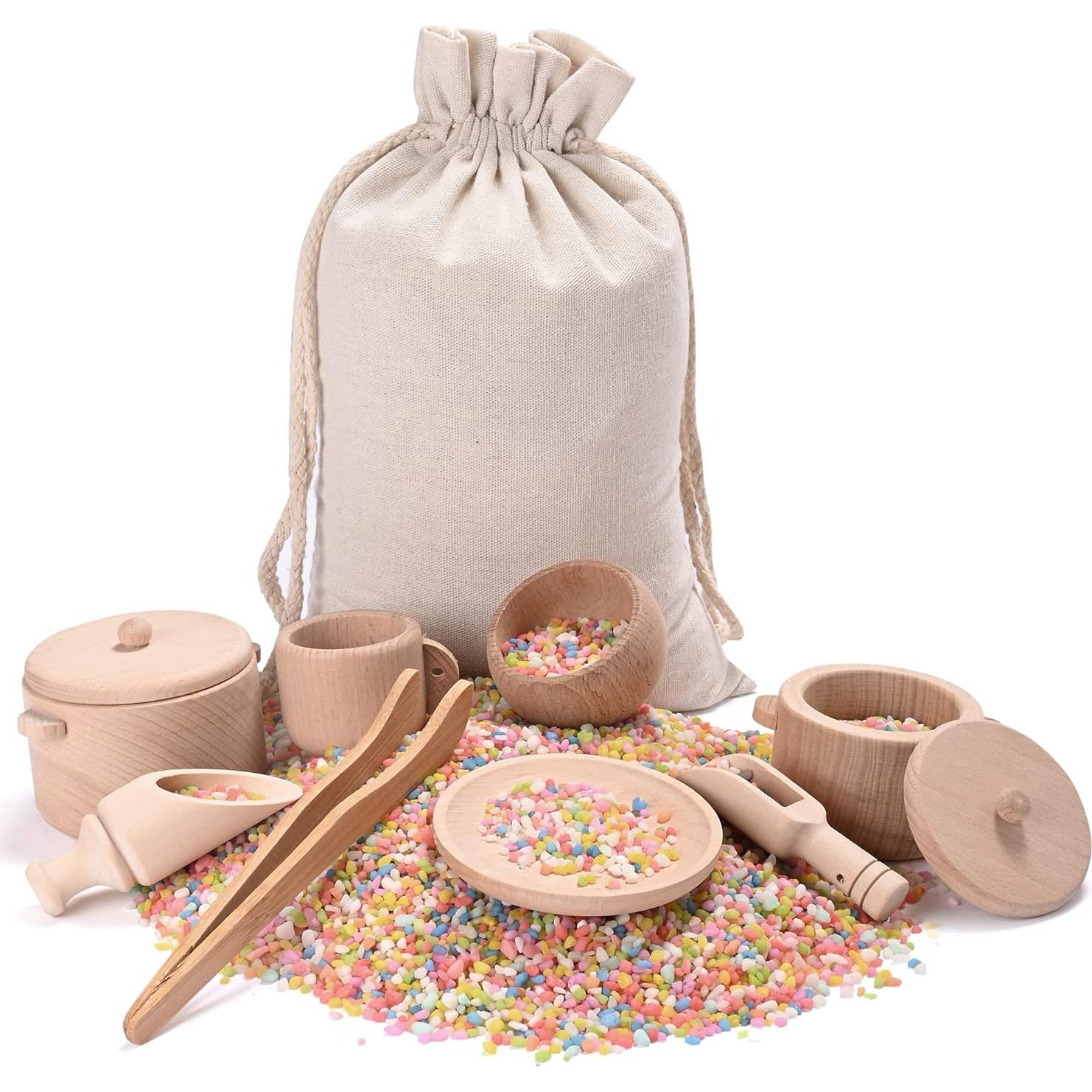 Caja Sensorial Montessori MONT PLEASANT - Juguetes de Madera para Niños