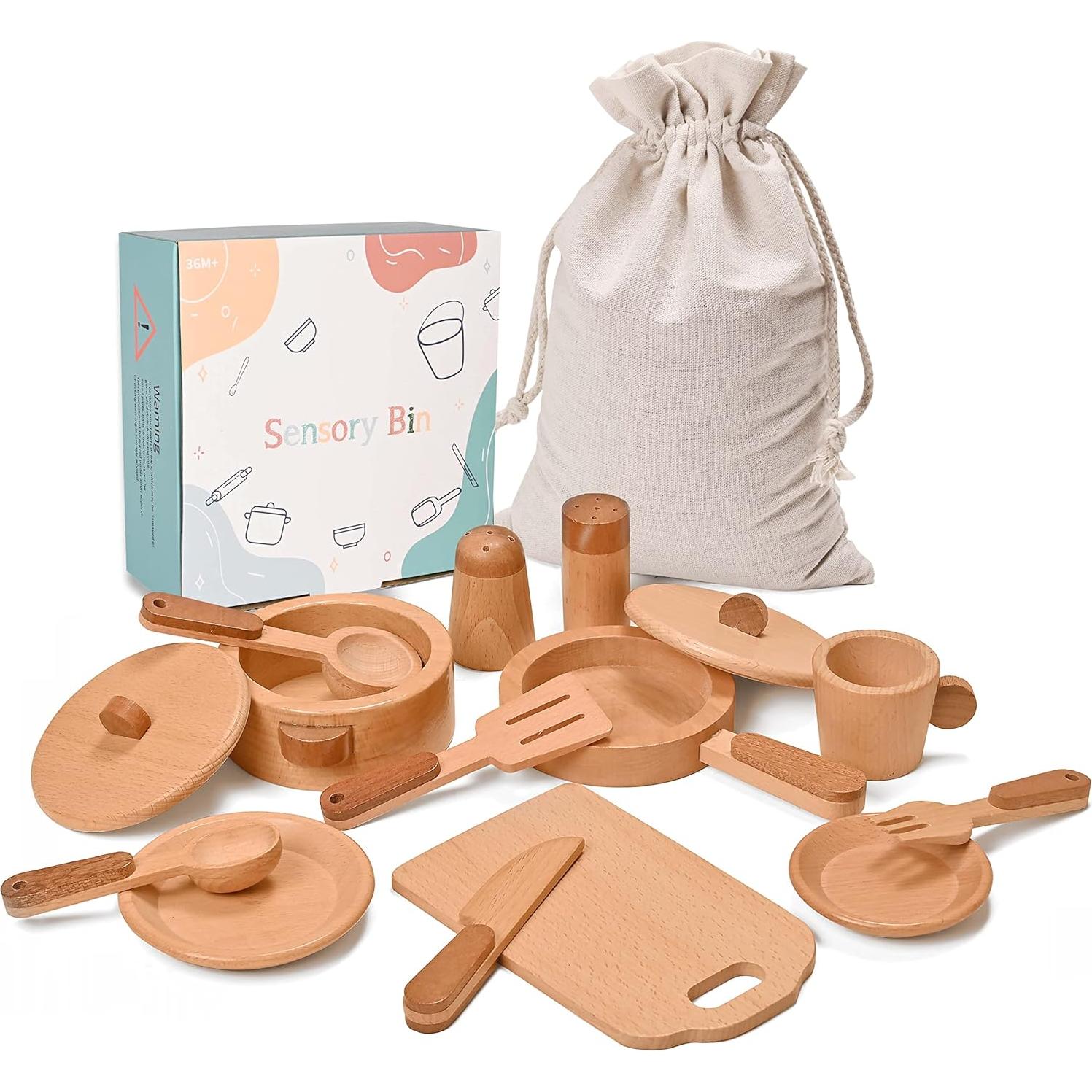 Caja Sensorial Montessori MONT PLEASANT - Juguetes de Madera para Niños
