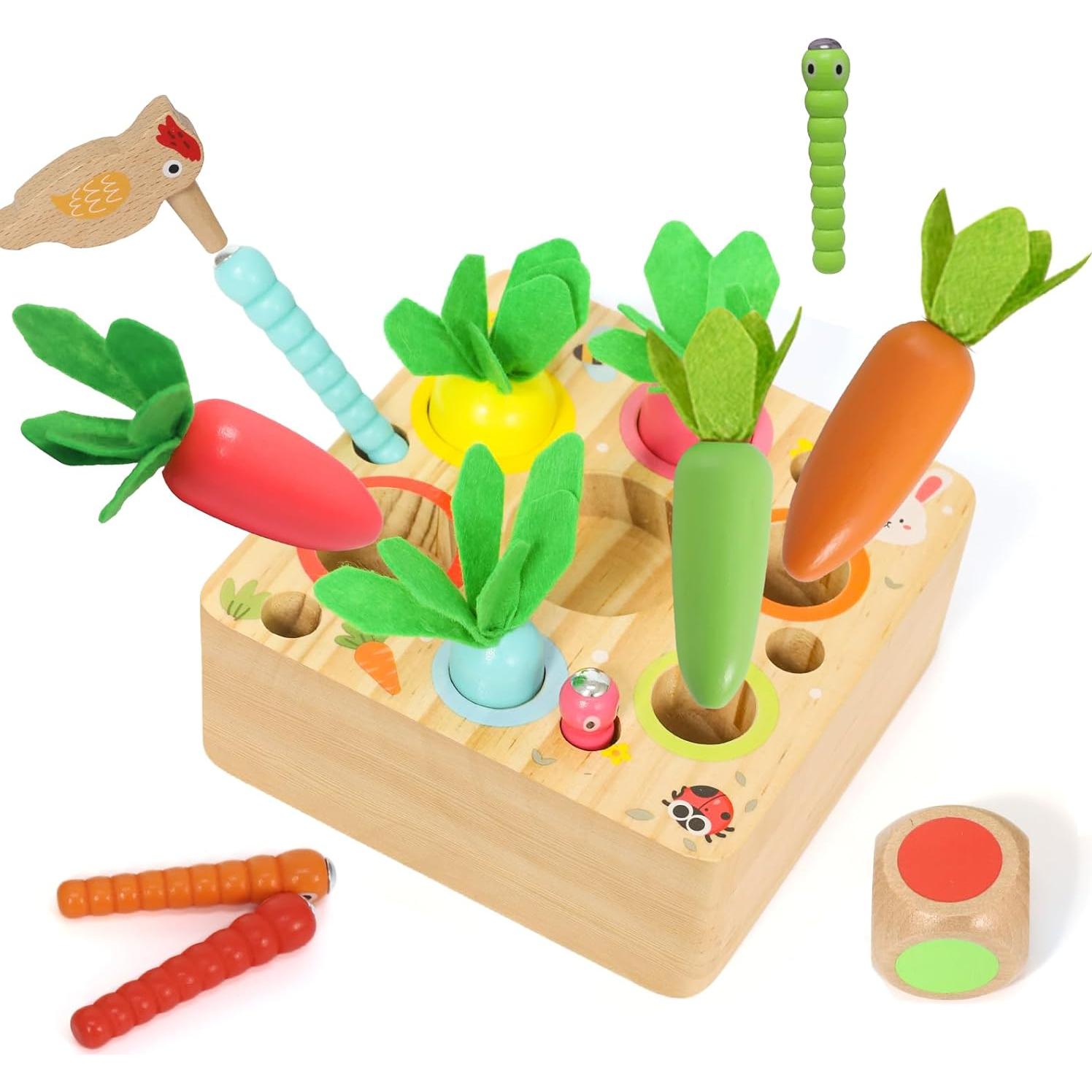 Juguete Educativo de Madera Ancaixin para Niños 1-3 Años