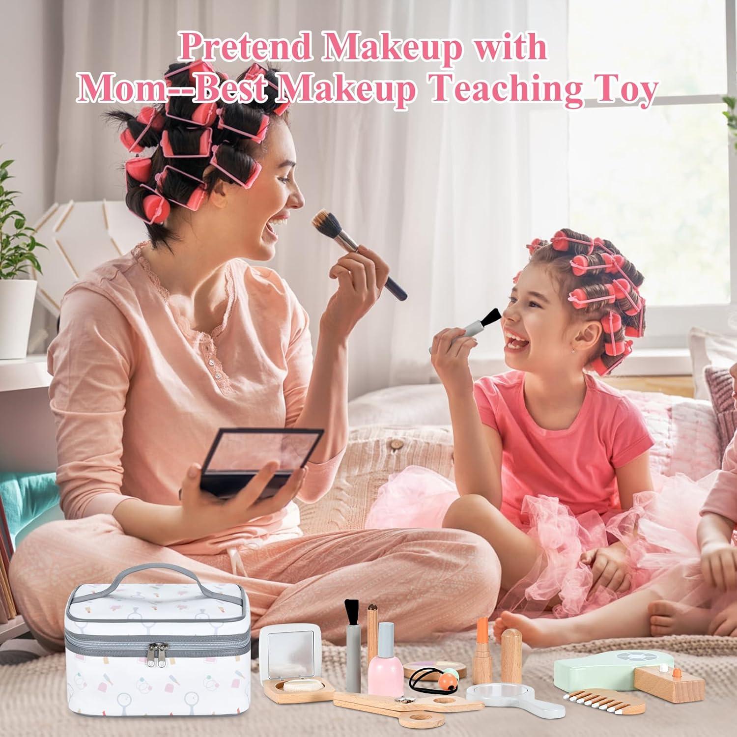 Set de Maquillaje de Madera Ehome para Niñas 3-9 Años