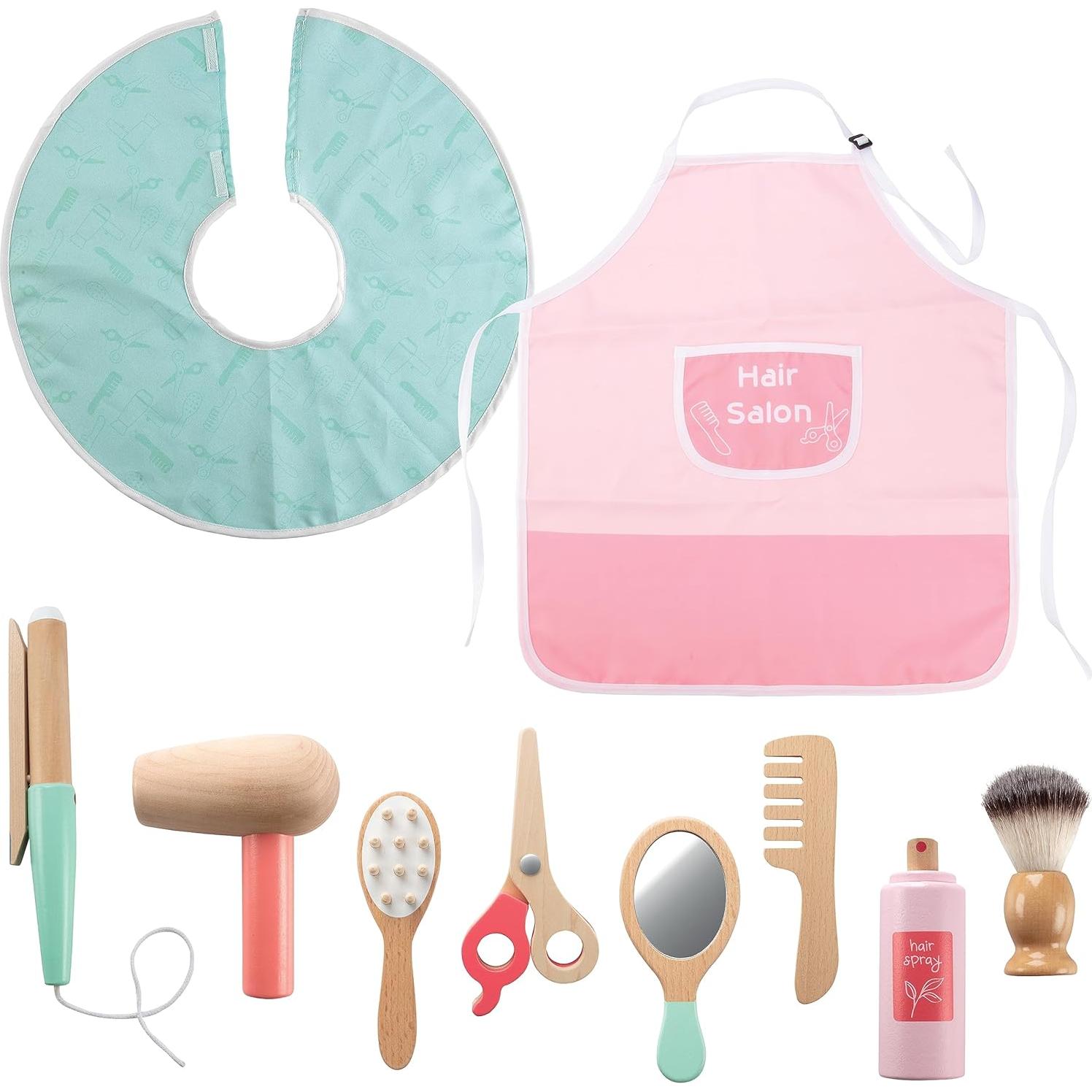 Juego de Peluquería de Madera Svan con Espejo y Silla