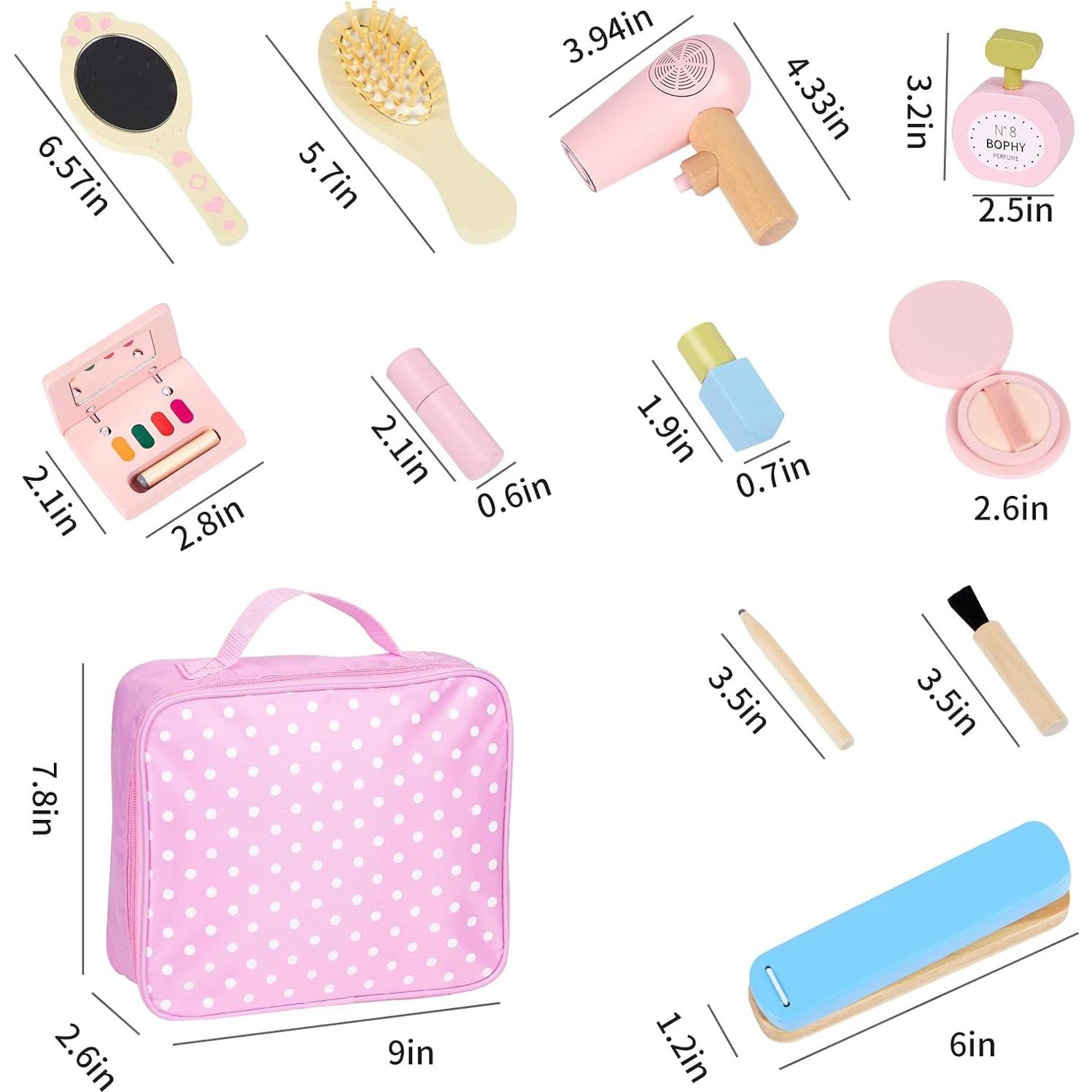 Set de Juguetes de Belleza de Madera Hipicute 12 Piezas