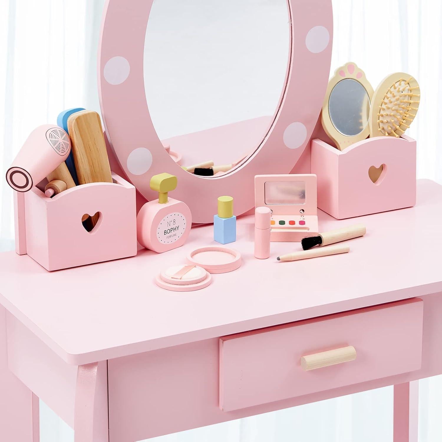 Set de Juguetes de Belleza de Madera Hipicute 12 Piezas