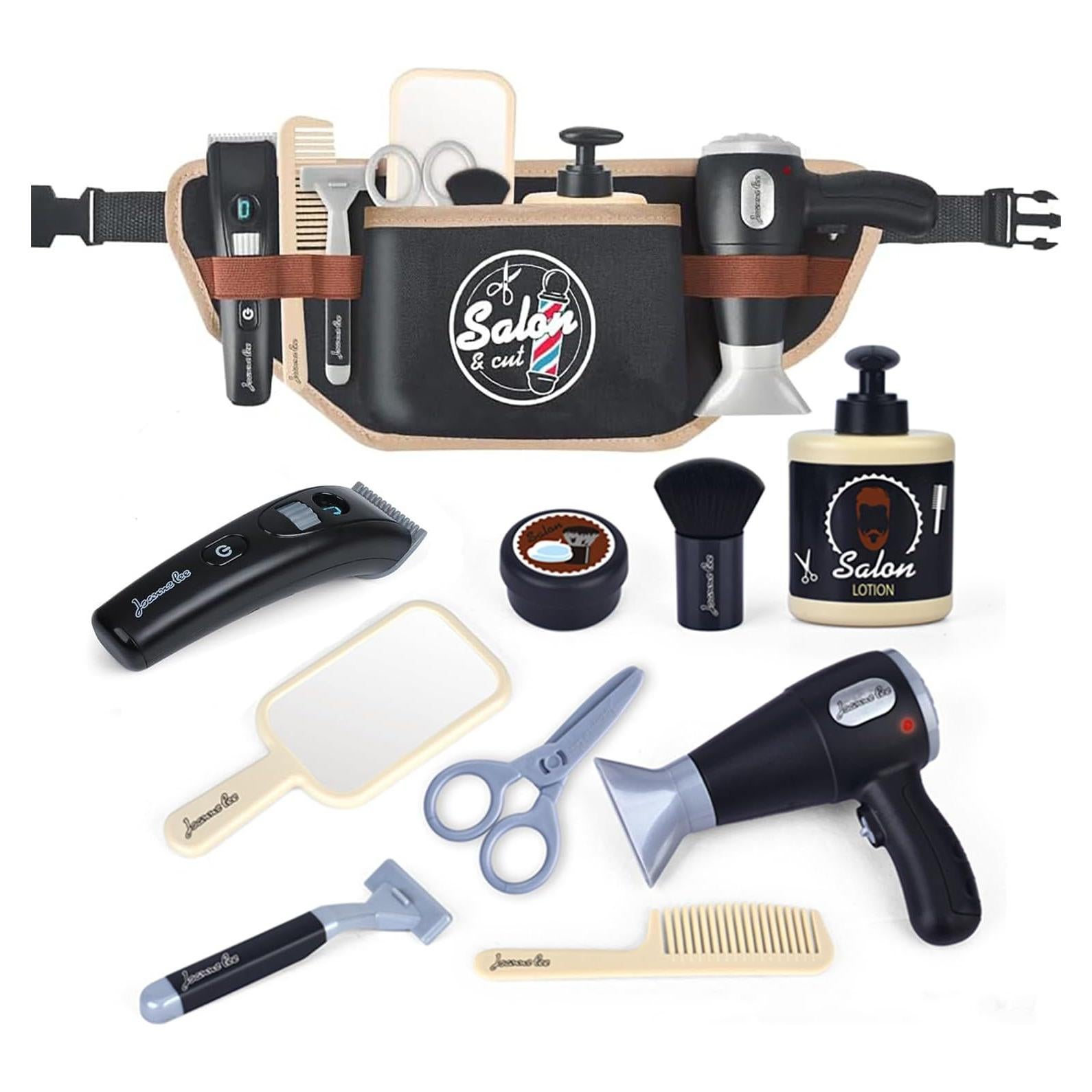 Set de Juguete de Barbería Wilbvnit para Niños 3+ Años