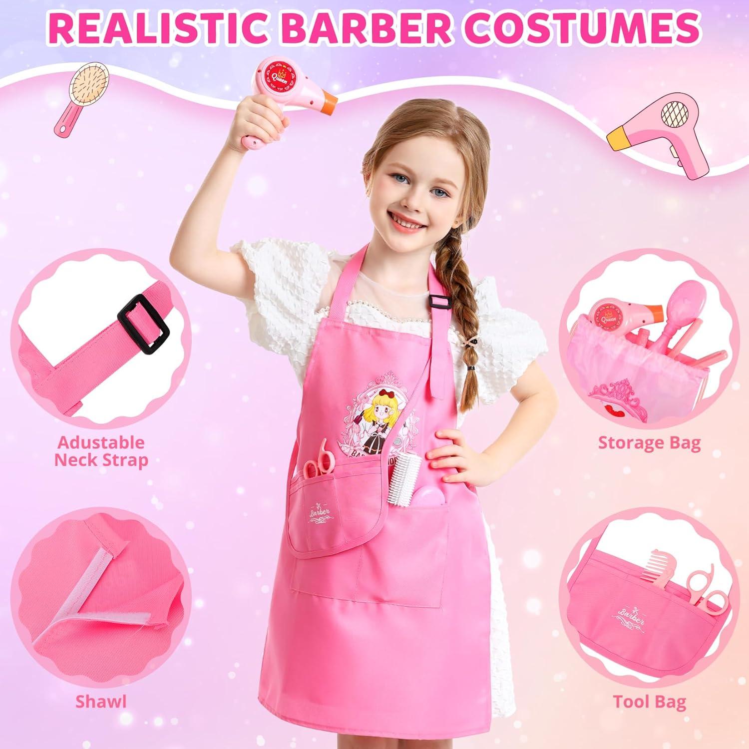 Set de Juguetes de Salón de Belleza Hapgo 39 Piezas para Niñas