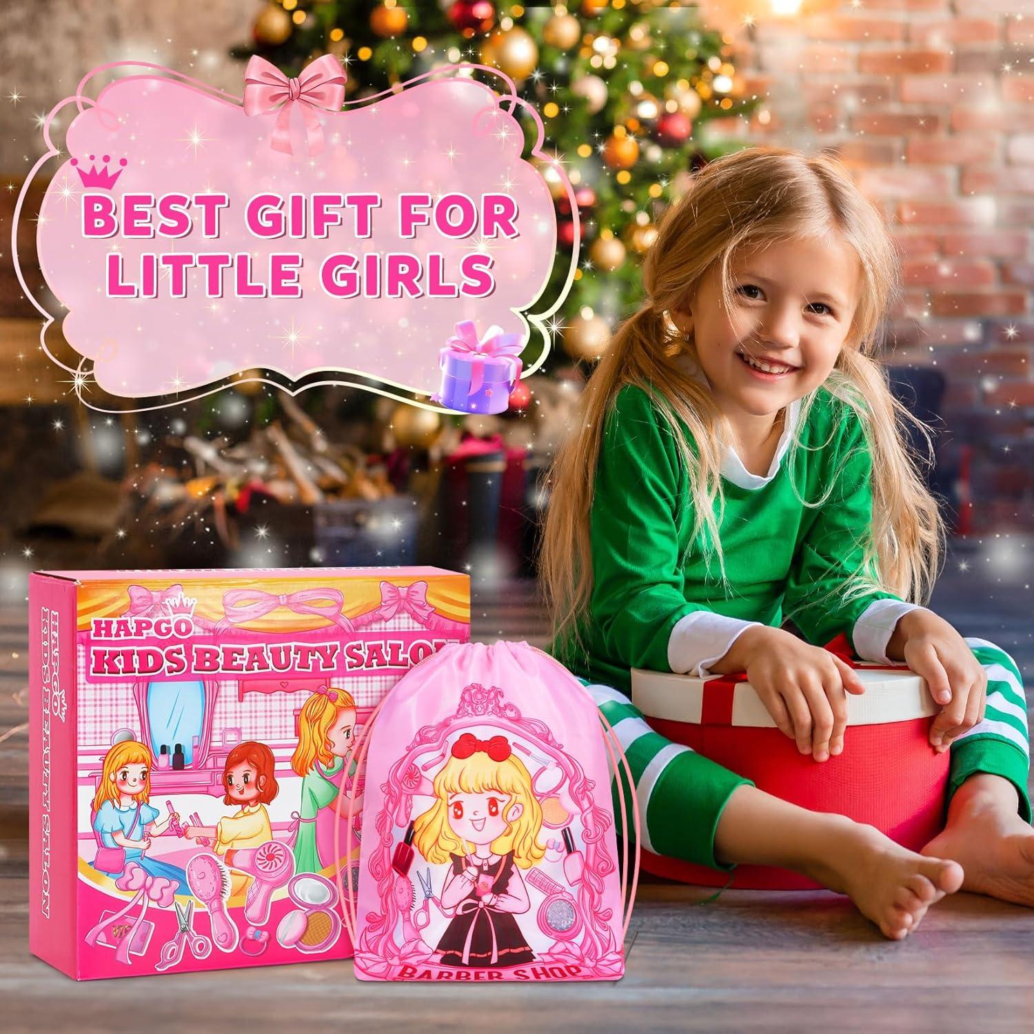 Set de Juguetes de Salón de Belleza Hapgo 39 Piezas para Niñas