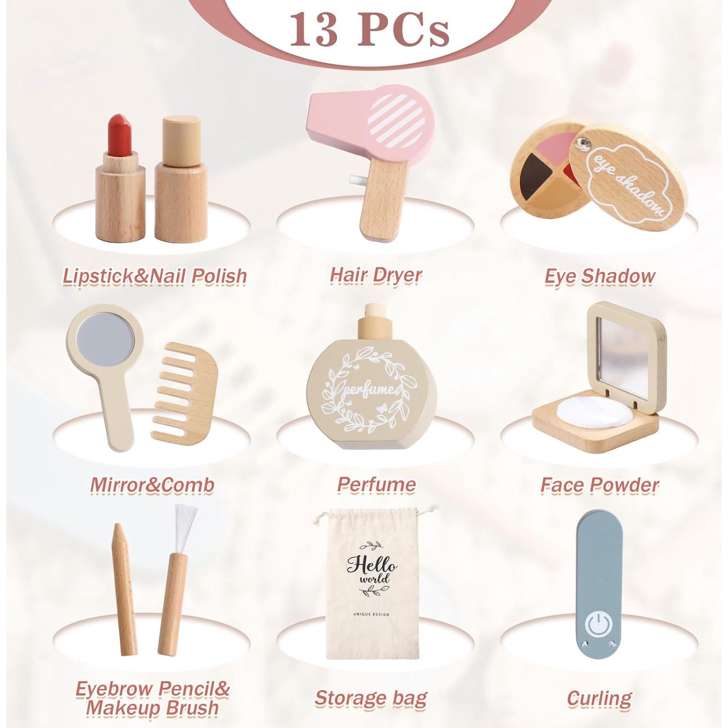 Conjunto de Juguetes de Maquillaje OESSUF para Niñas 12 Piezas