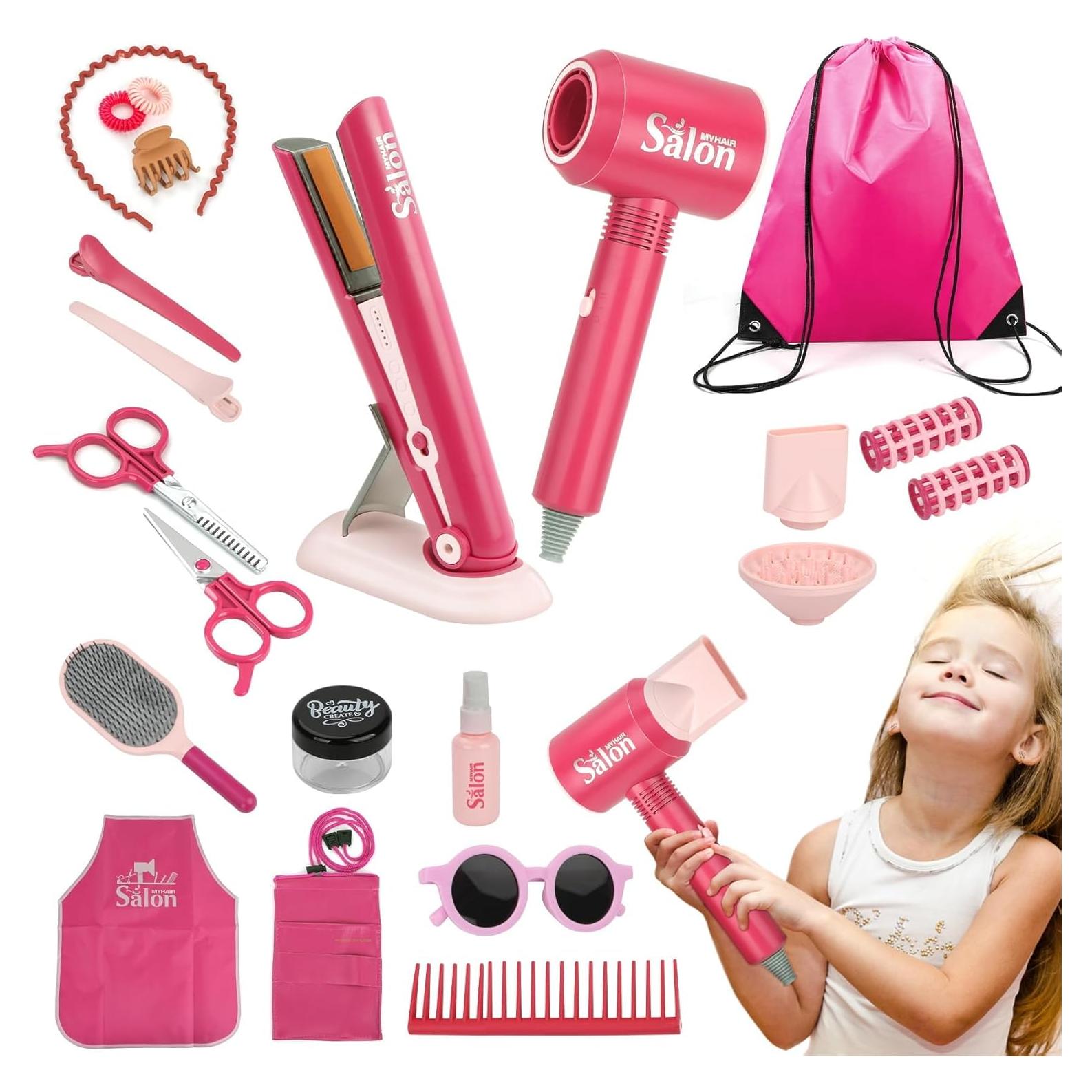 Conjunto de Juguetes de Salón de Belleza MROUEN 23 Piezas