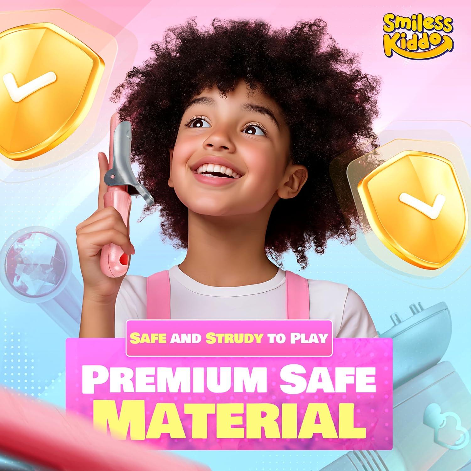 Juego de Peluquería Infantil Toy Choi 10 Piezas Rosa