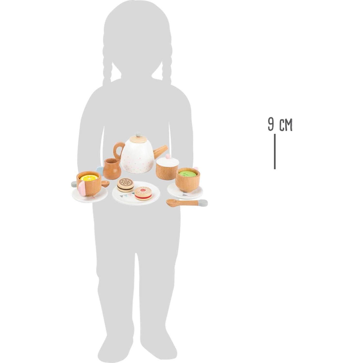 Juego de Té de Madera Legler 17 Piezas para Niños 3+ Años