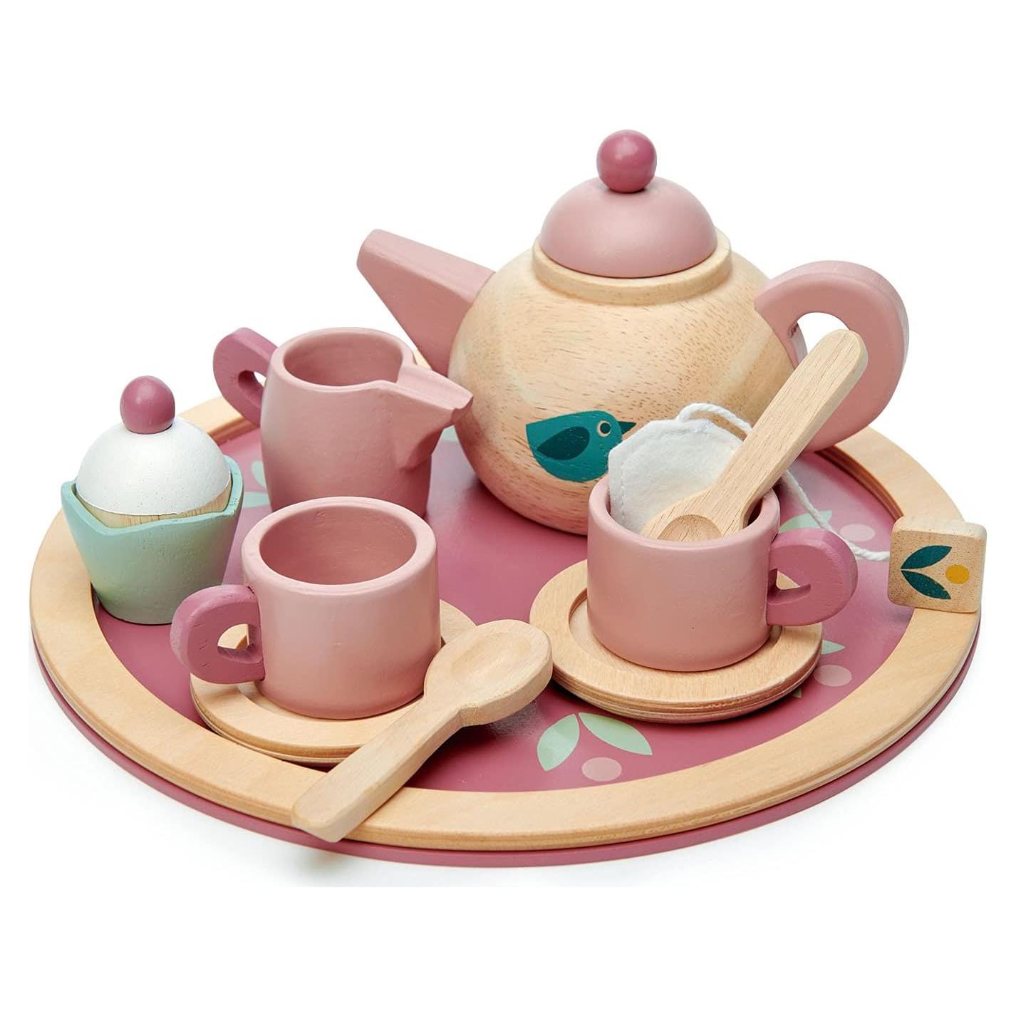 Juego de Té Birdie Tender Leaf Toys - Set Completo de Madera