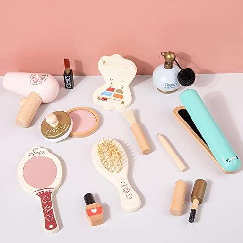 Juego de Maquillaje de Madera EduLand 12 Piezas para Niñas 3+