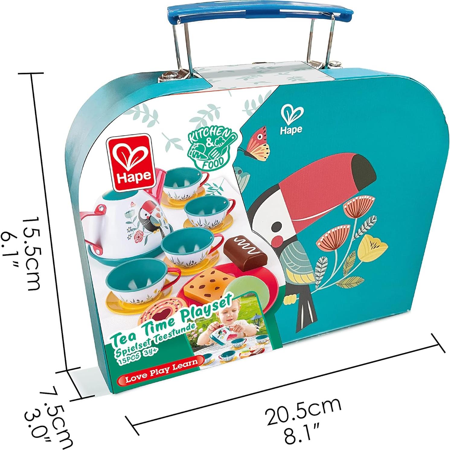 Set de Juego de Té Infantil Hape E3185 - 15 Piezas