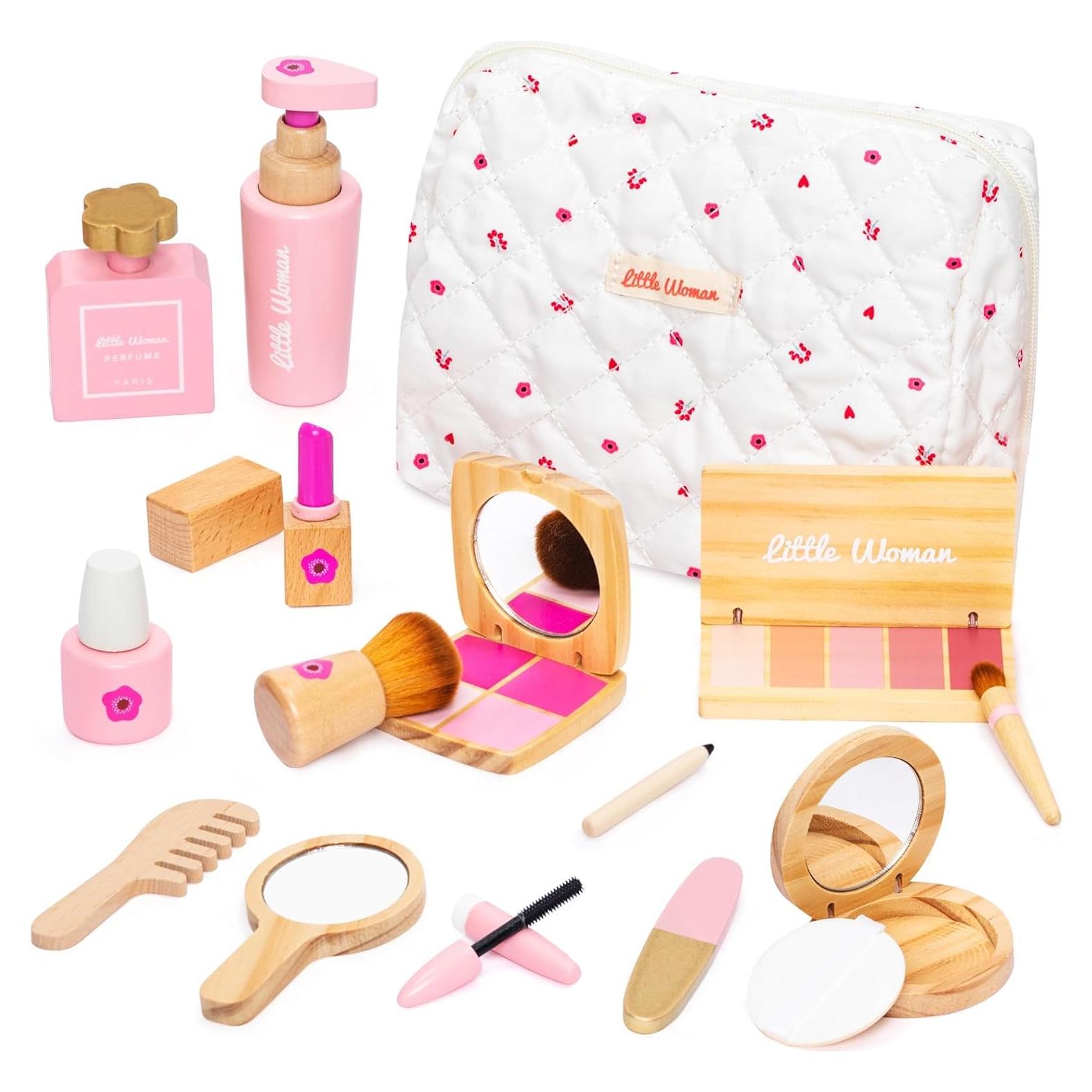 Juego de Maquillaje de Madera Twood 15 Piezas para Niñas