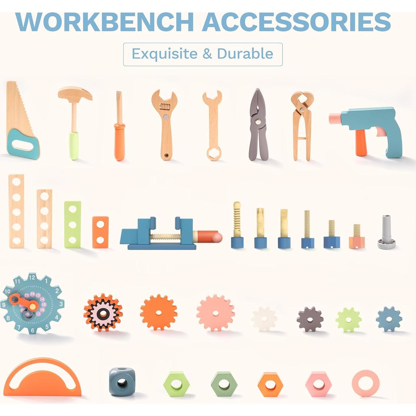 Banco de Trabajo de Madera ROBUD para Niños 5.49 kg