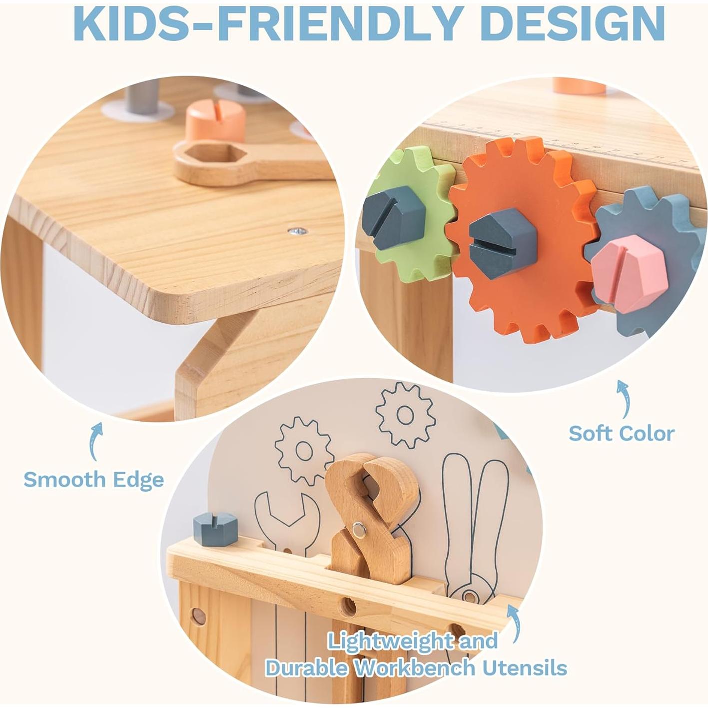 Banco de Trabajo de Madera ROBUD para Niños 5.49 kg