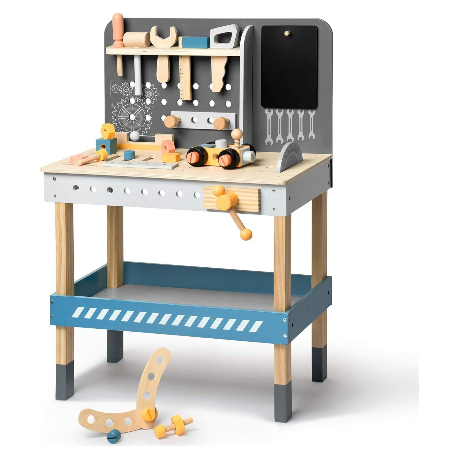 Banco de Trabajo de Madera ROBUD para Niños 3 a 7 Años