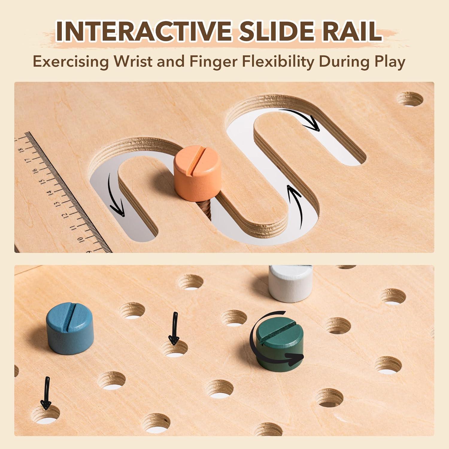 Banco de Trabajo de Madera ROBUD para Niños 3 a 7 Años