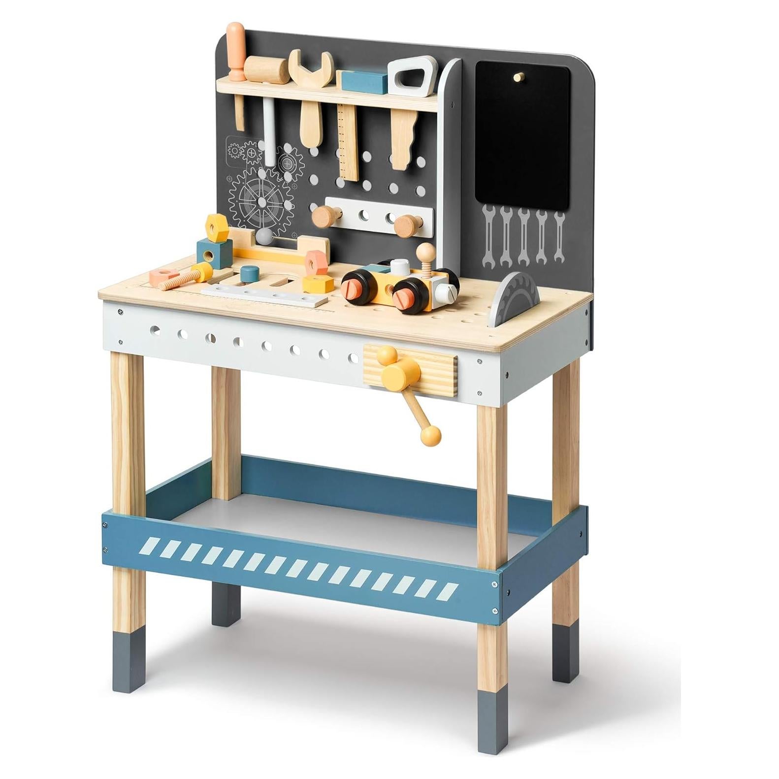 Banco de herramientas de madera ROBOTIME para niños 3-8 años