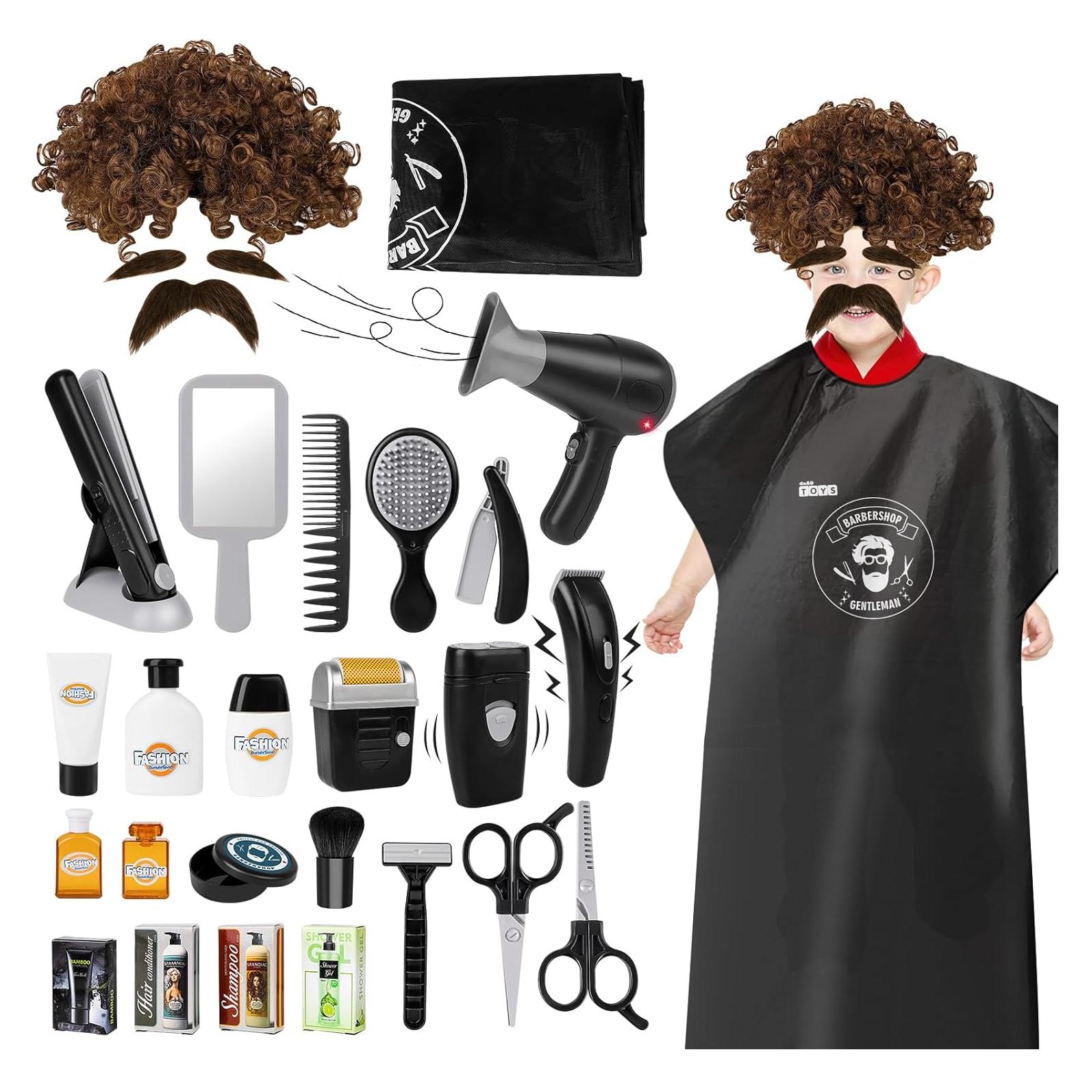 Set de Barbería de Juguete deAO para Niños 29 Piezas