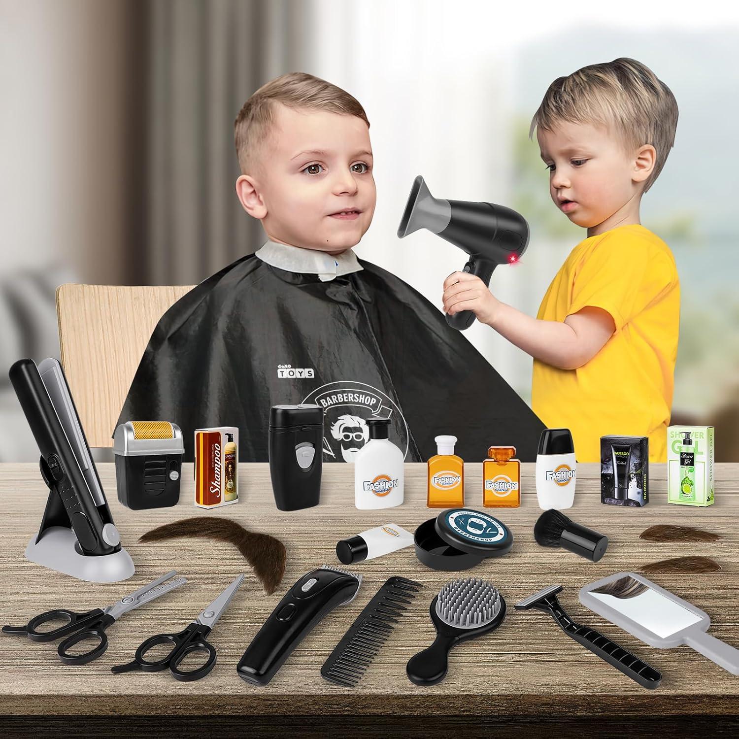 Set de Barbería de Juguete deAO para Niños 29 Piezas