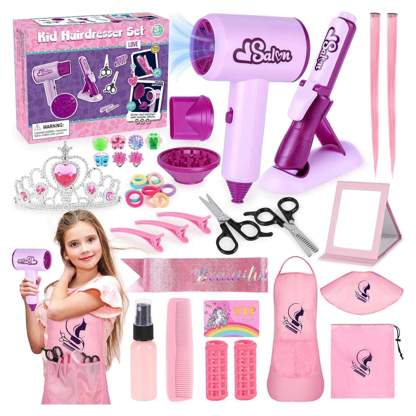 Conjunto de Juguetes de Peluquería 40 Piezas para Niñas