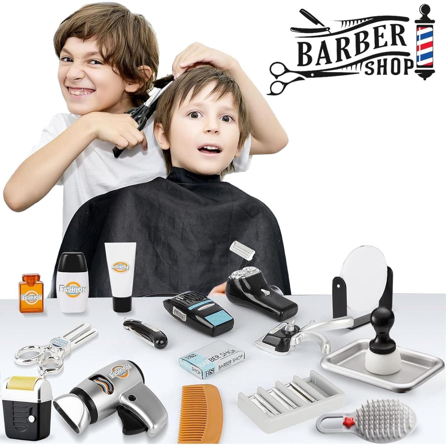 Kit de Juego de Barbería para Niños 24 Piezas Liberty Imports