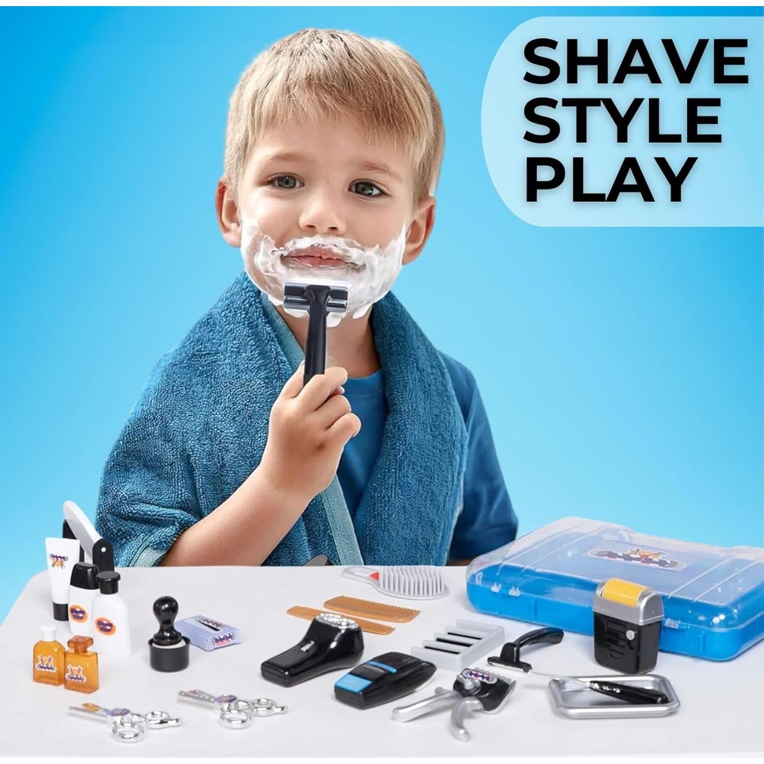 Kit de Juego de Barbería para Niños 24 Piezas Liberty Imports