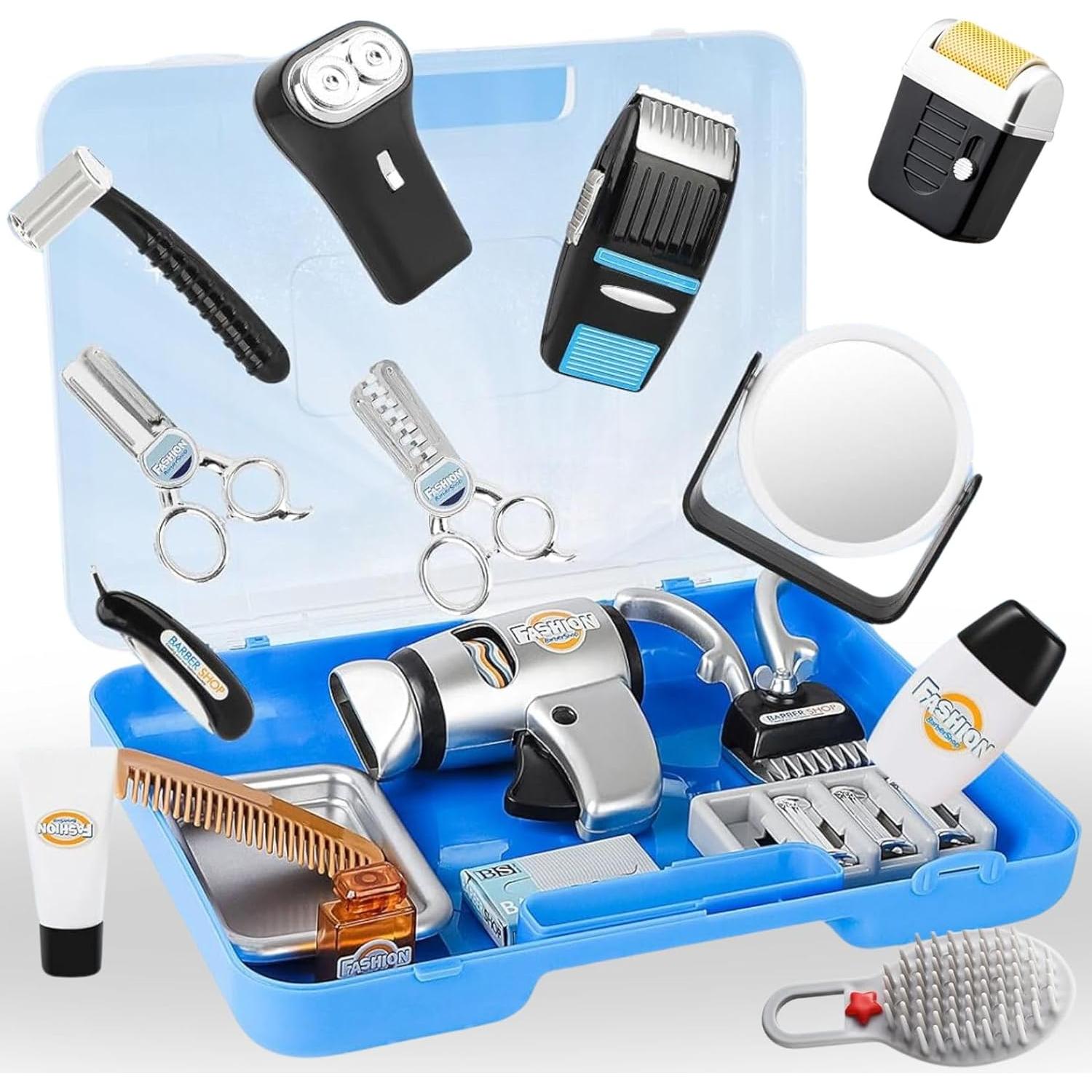 Kit de Juego de Barbería para Niños 24 Piezas Liberty Imports