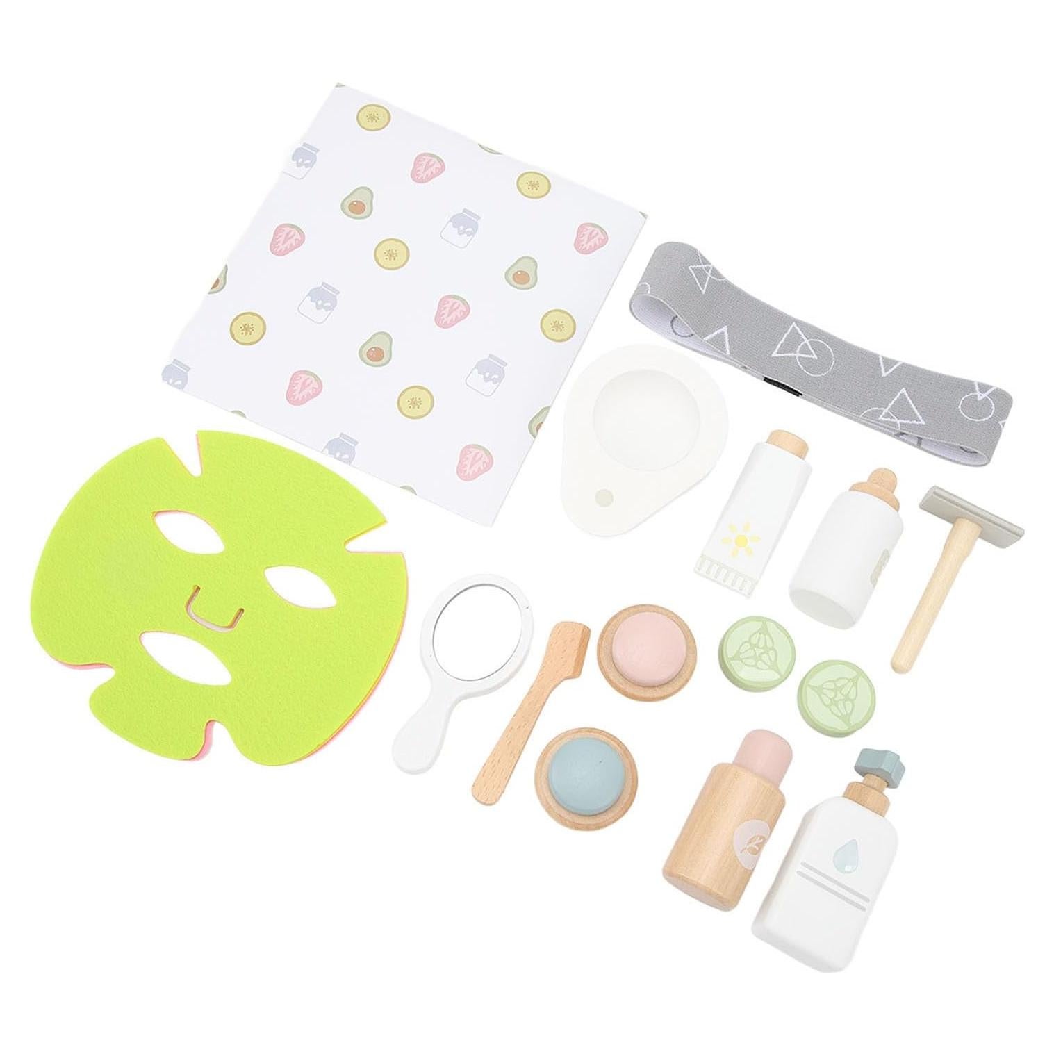 Juego de Maquillaje de Madera para Niños - Marcas de Simulación