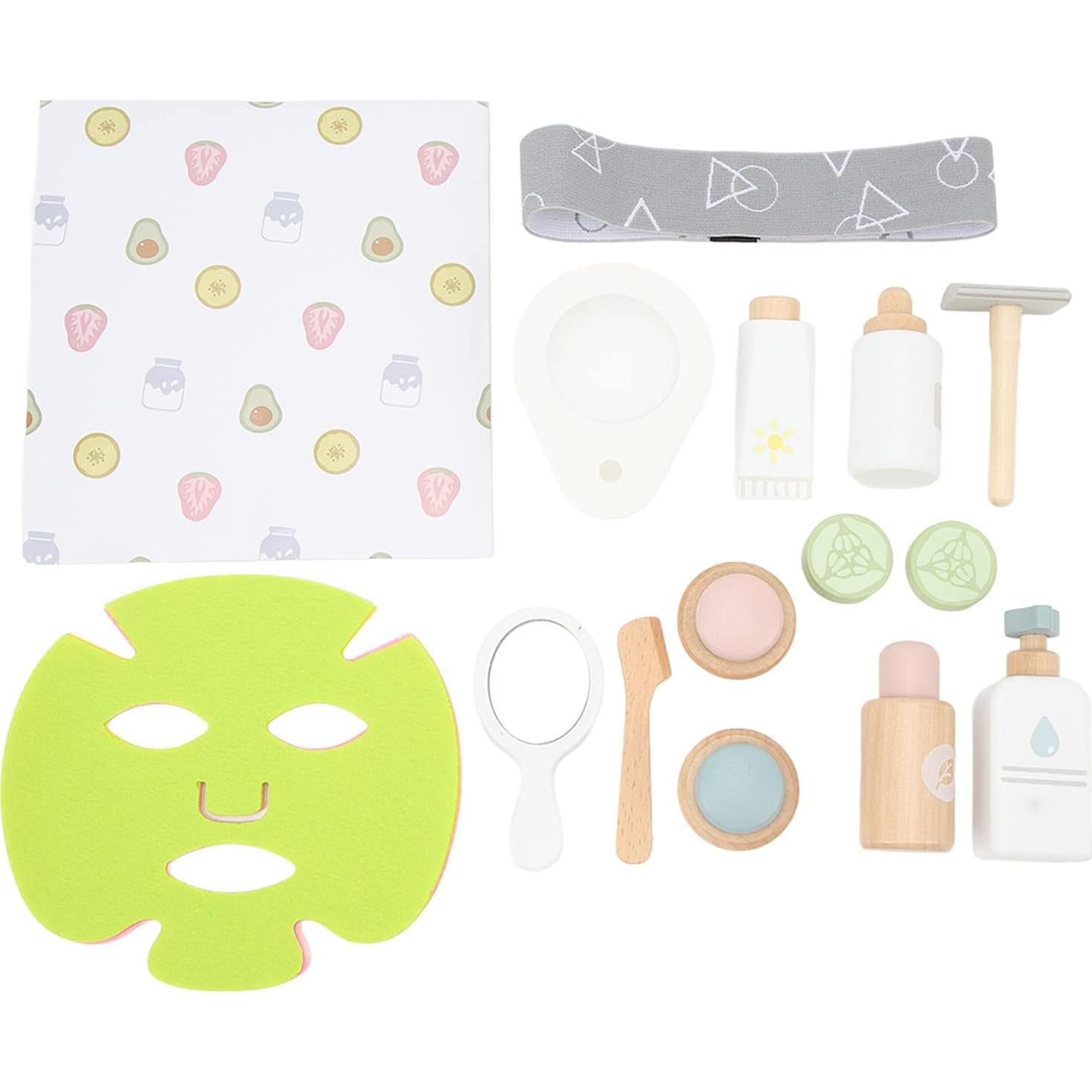 Juego de Maquillaje de Madera para Niños - Marcas de Simulación