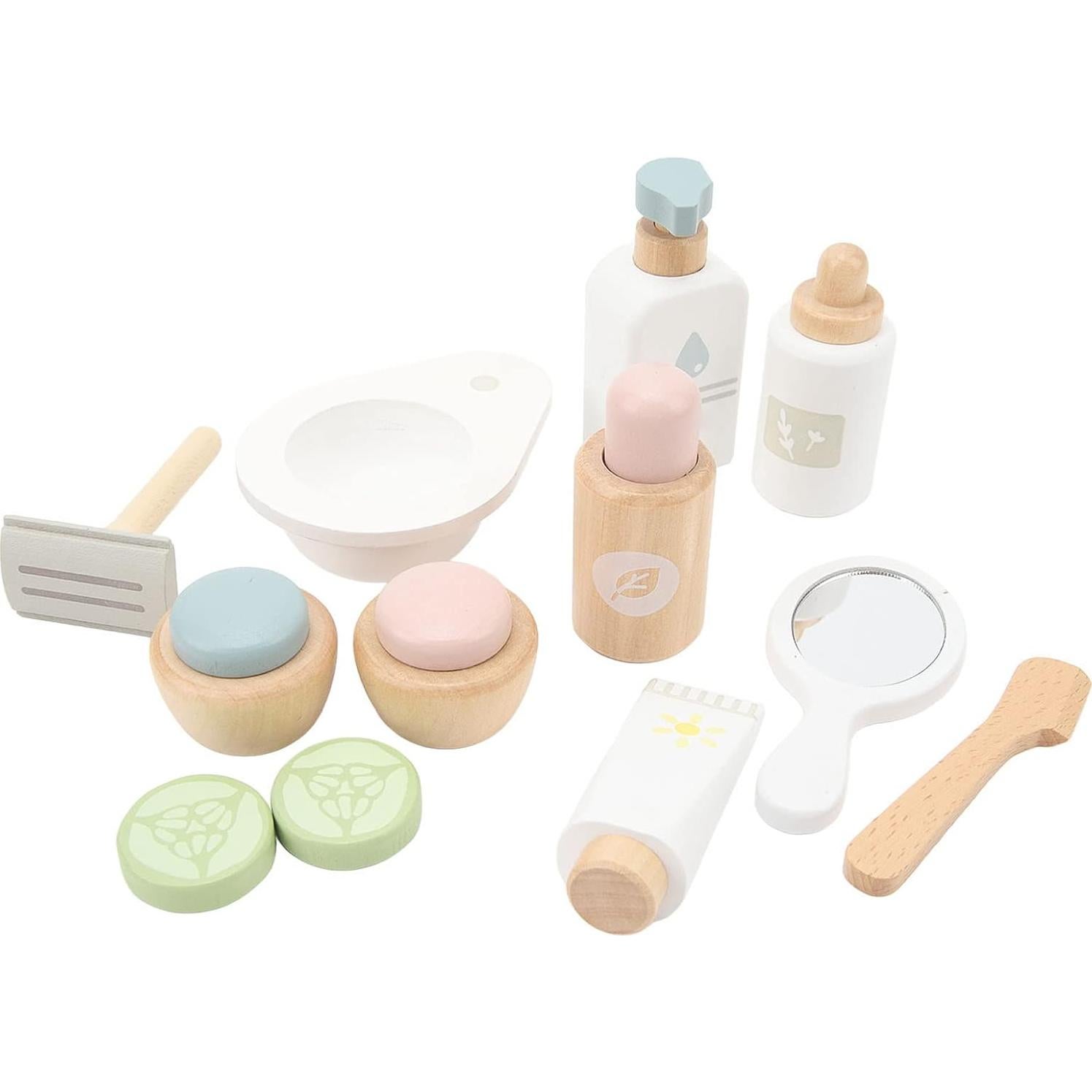 Juego de Maquillaje de Madera para Niños - Marcas de Simulación