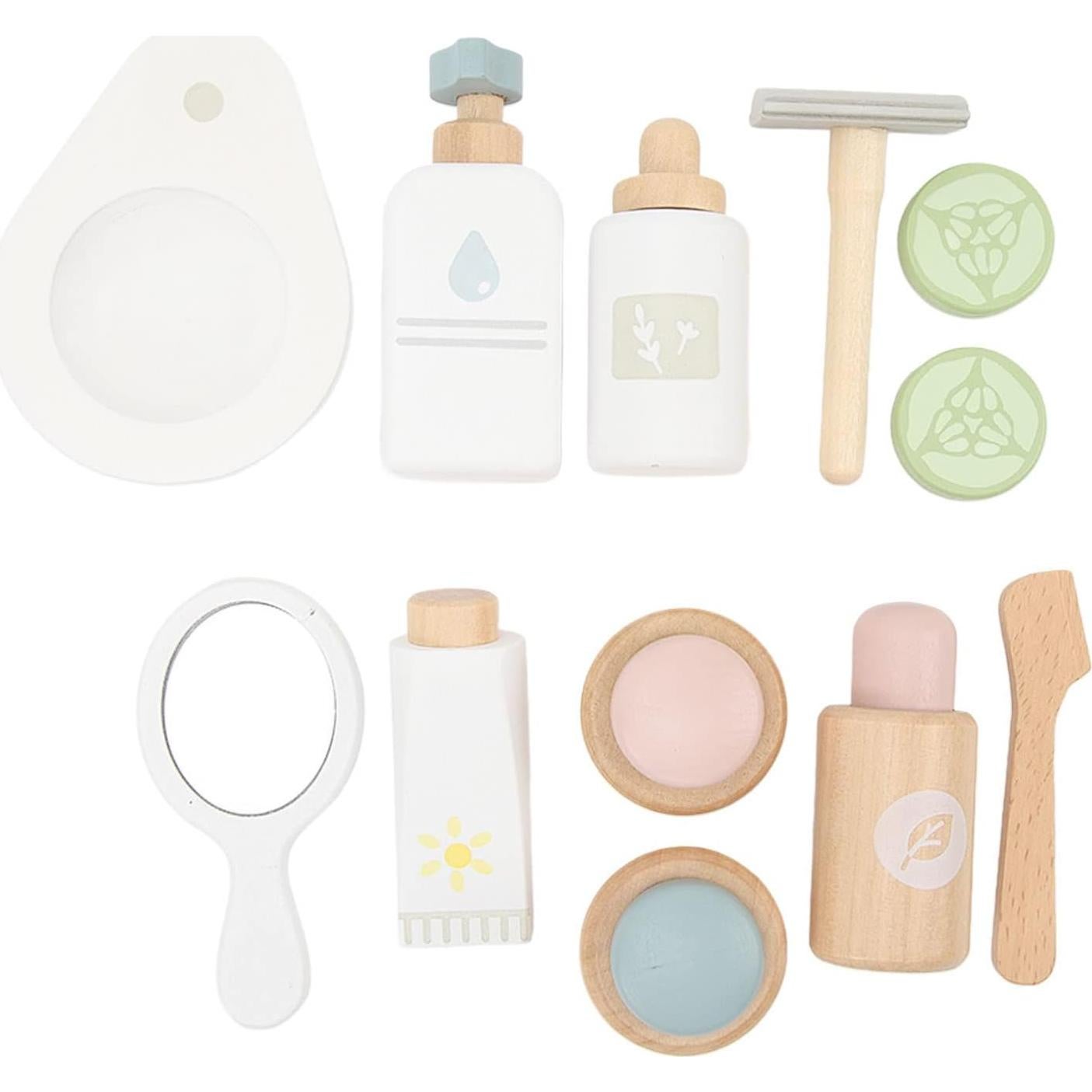 Juego de Maquillaje de Madera para Niños - Marcas de Simulación