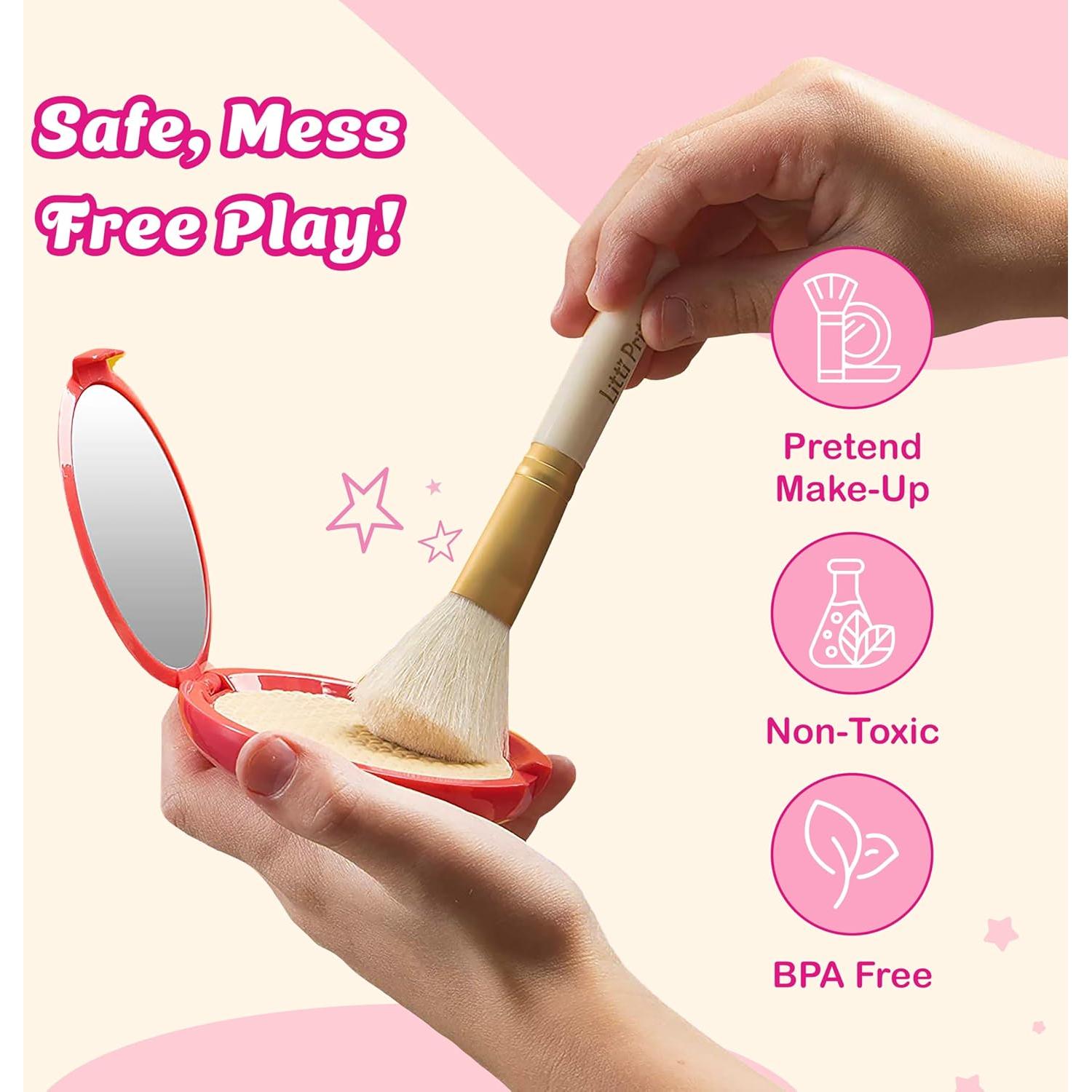 Set de Maquillaje de Juguete Litti Pritti 11 Piezas para Niñas