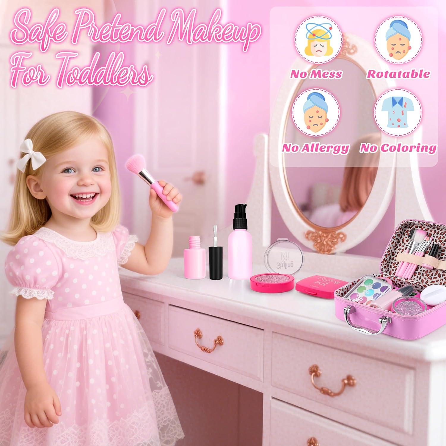 Set de Maquillaje de Juguete INNOCHEER para Niñas 3-5 Años