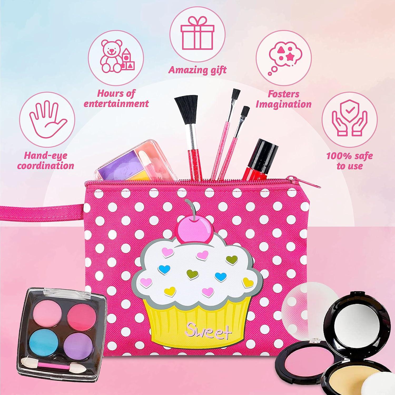 Conjunto de Maquillaje Falso Beverly Hills para Niñas 3+