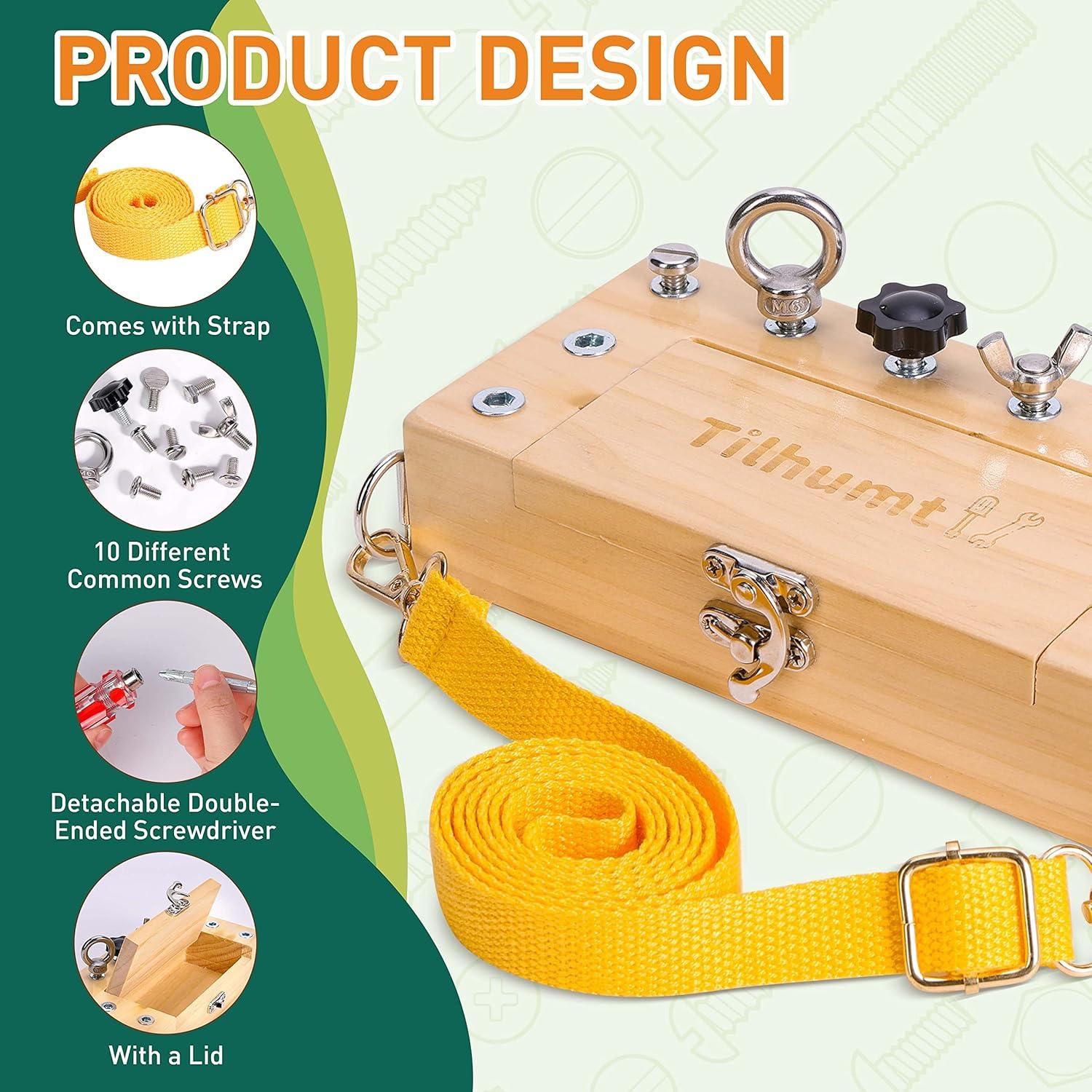 Juego de Tablero Montessori Tilhumt para Niños 3-5 Años