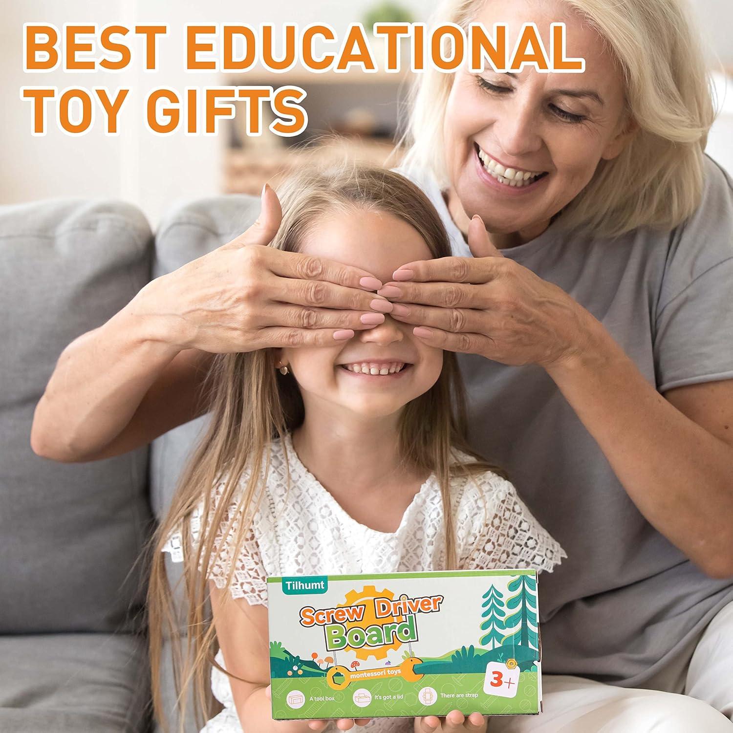 Juego de Tablero Montessori Tilhumt para Niños 3-5 Años