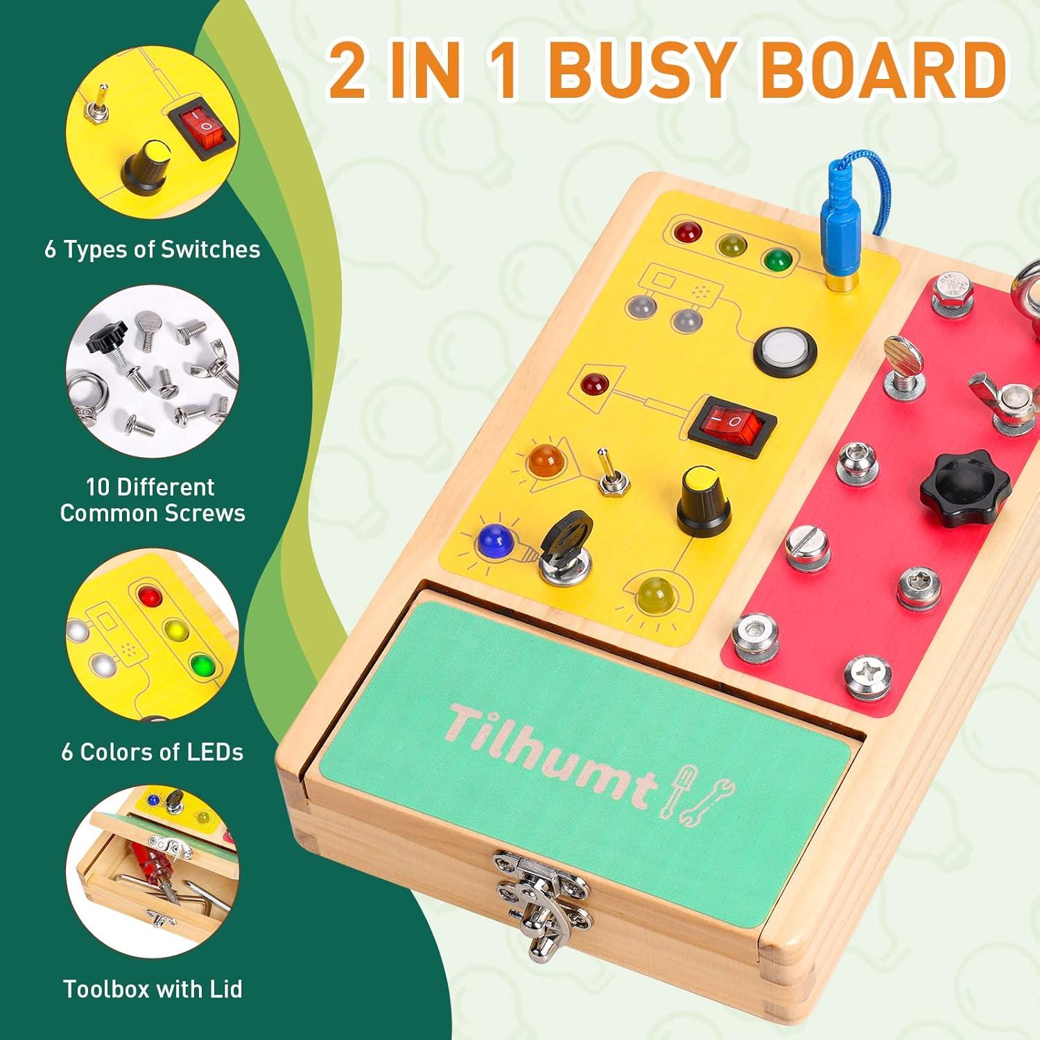 Juego de Tablero Montessori Tilhumt para Niños 3-5 Años