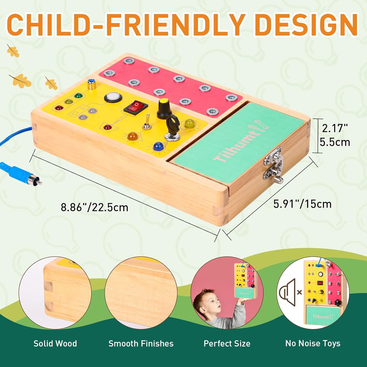 Juego de Tablero Montessori Tilhumt para Niños 3-5 Años