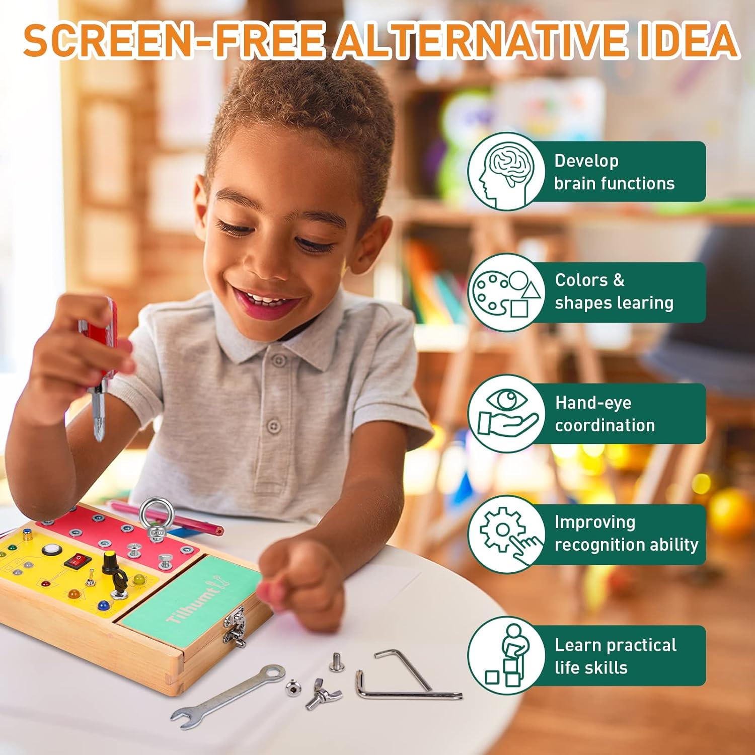 Juego de Tablero Montessori Tilhumt para Niños 3-5 Años