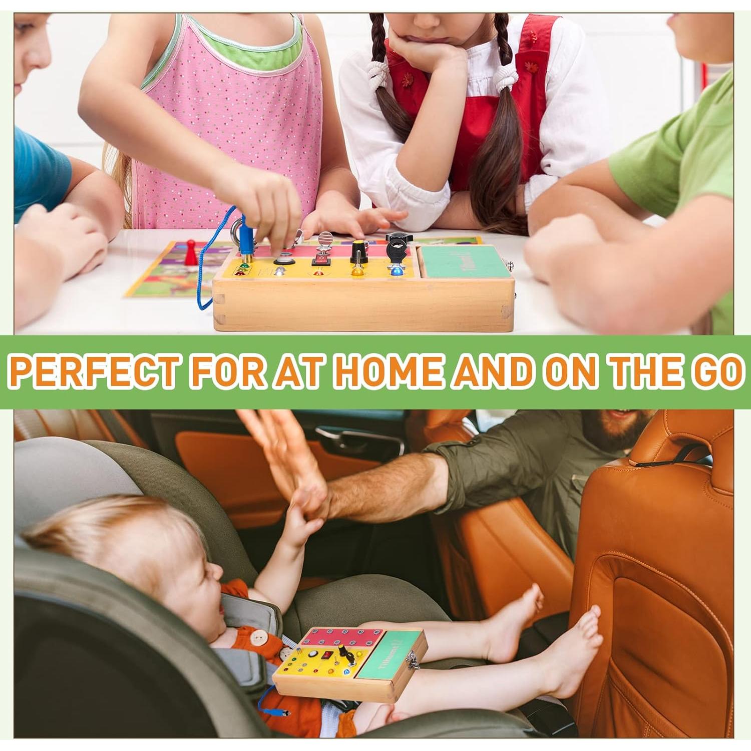 Juego de Tablero Montessori Tilhumt para Niños 3-5 Años