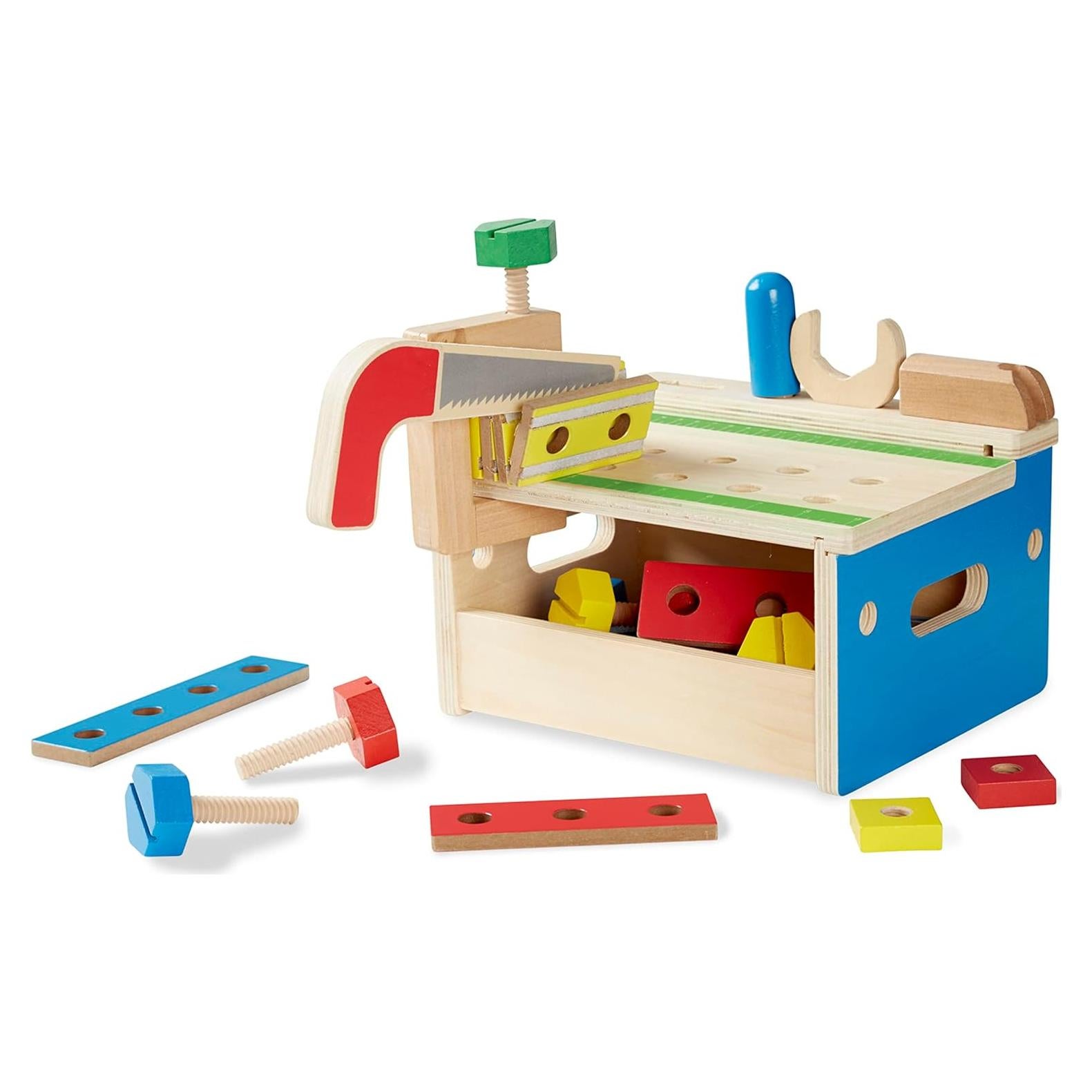 Banco de herramientas de madera Melissa & Doug - 32 piezas