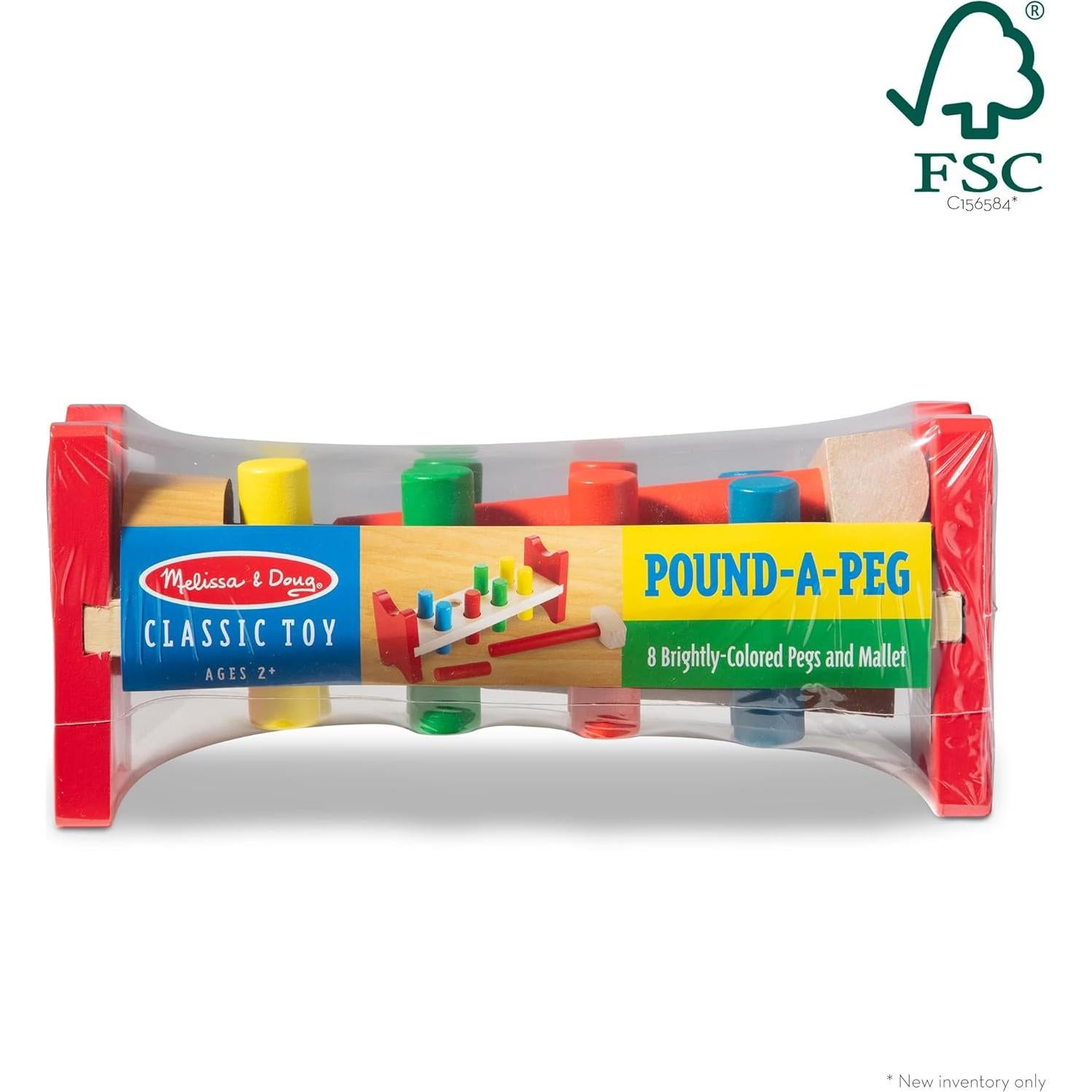 Juguete de Madera Golpea-Clavo Melissa & Doug - 28x12cm