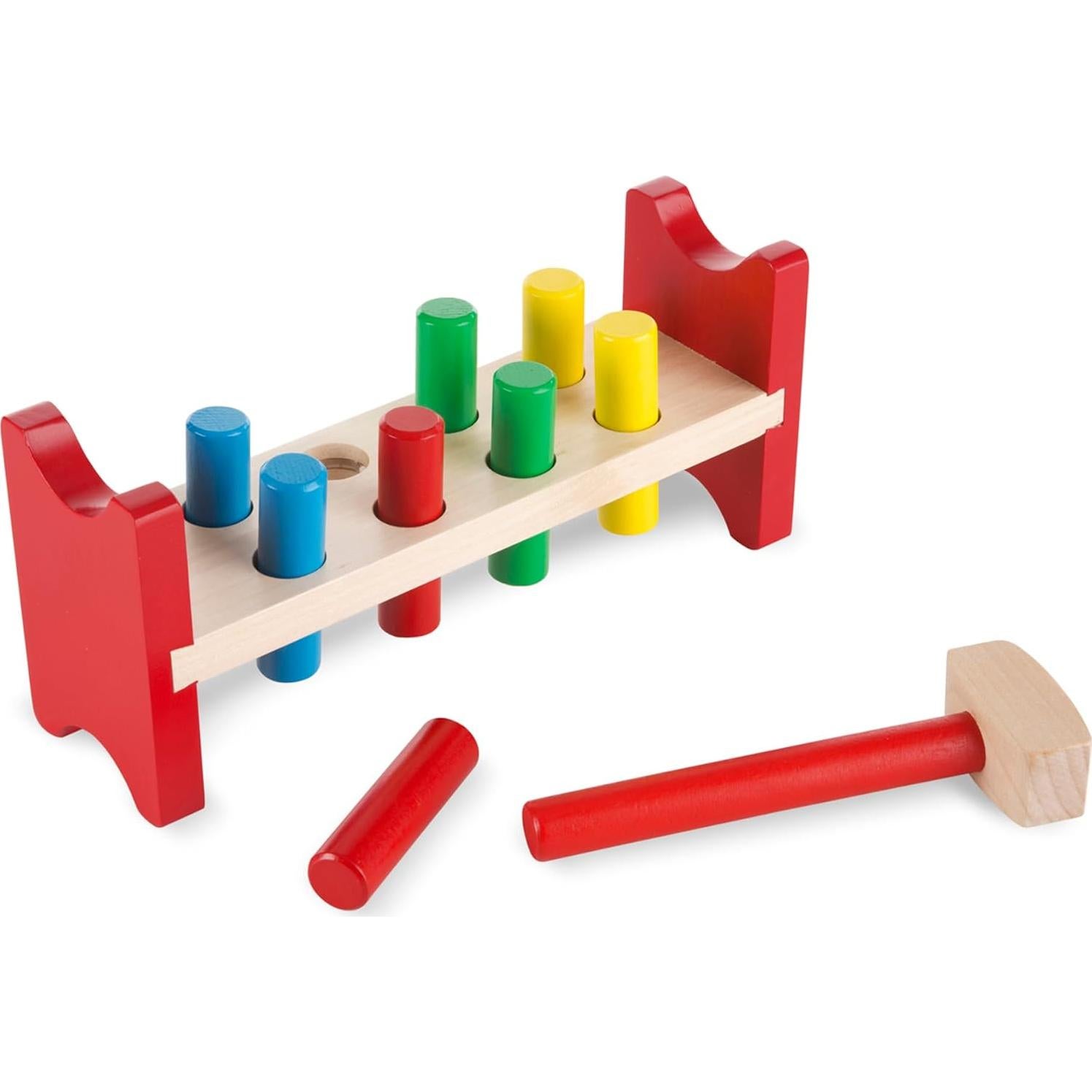 Juguete de Madera Golpea-Clavo Melissa & Doug - 28x12cm