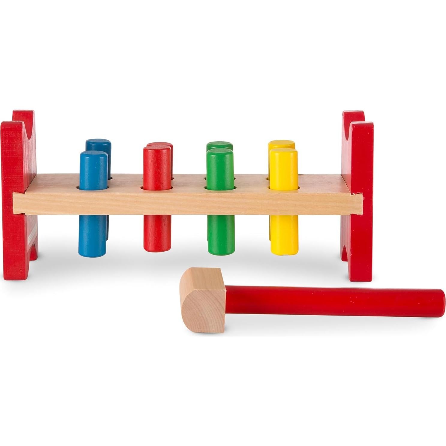 Juguete de Madera Golpea-Clavo Melissa & Doug - 28x12cm