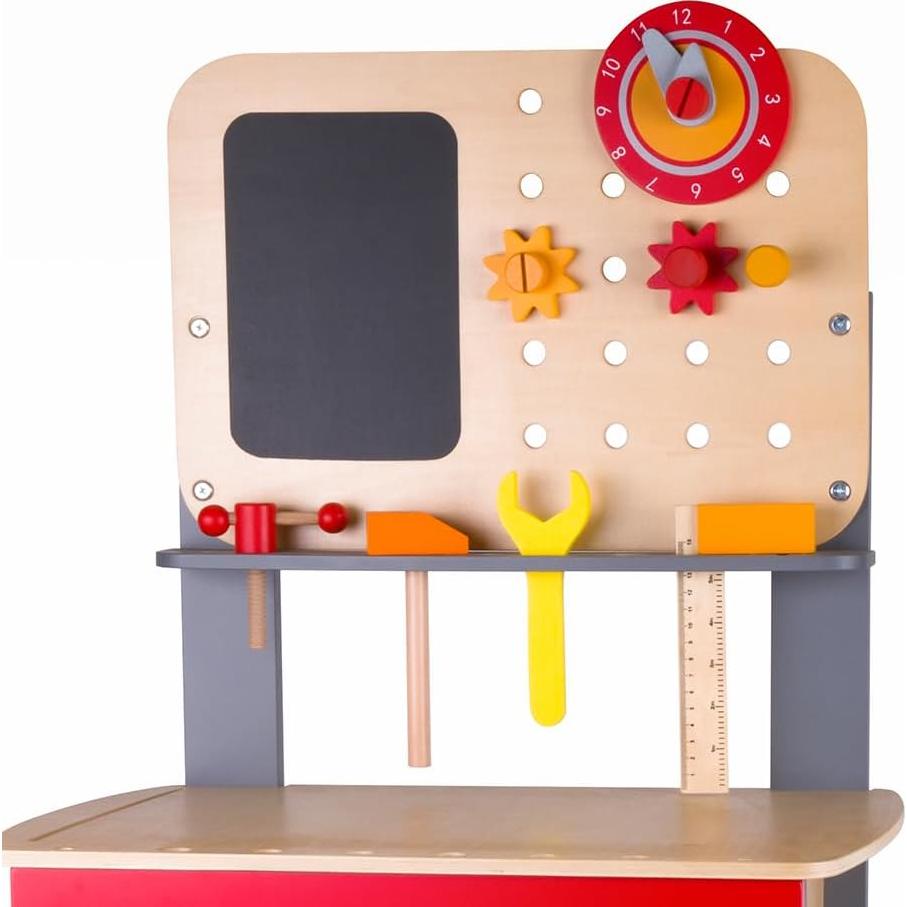 Banco de Trabajo Classic World con Herramientas de Madera 50.8x35.6x94 cm