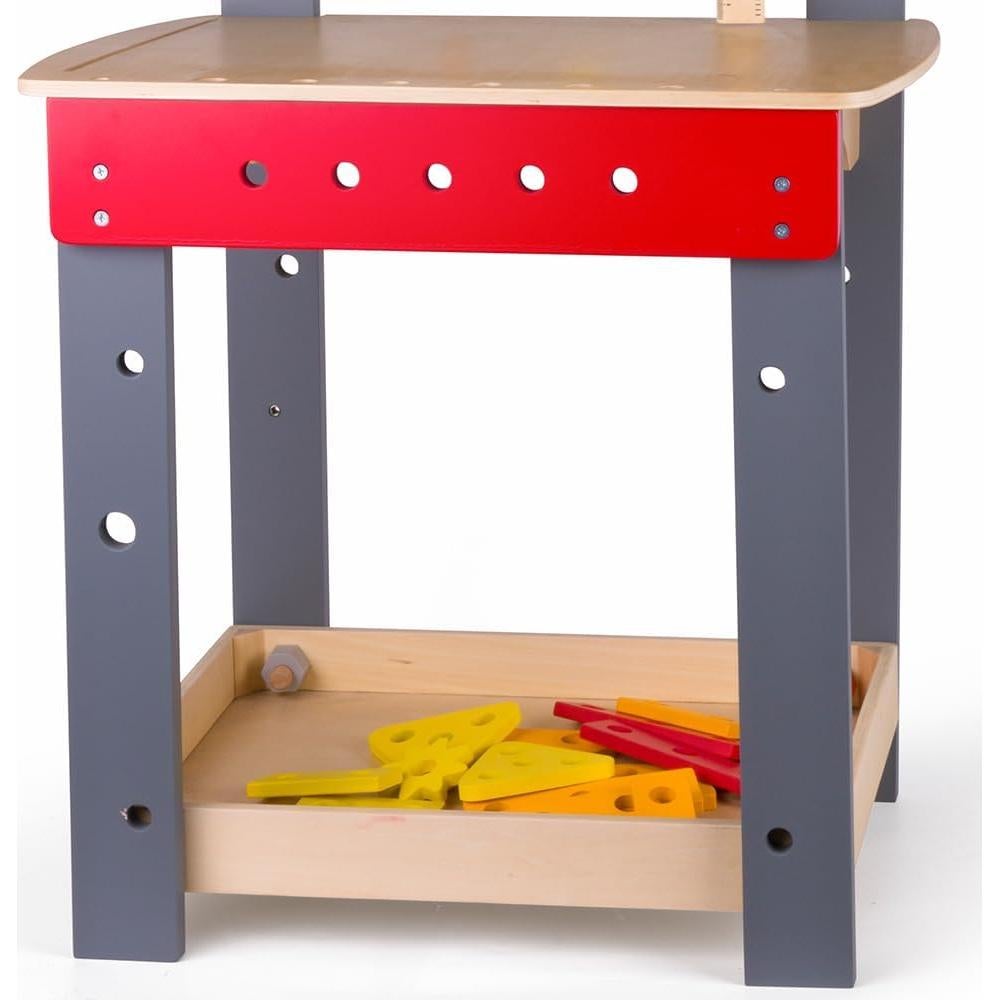 Banco de Trabajo Classic World con Herramientas de Madera 50.8x35.6x94 cm