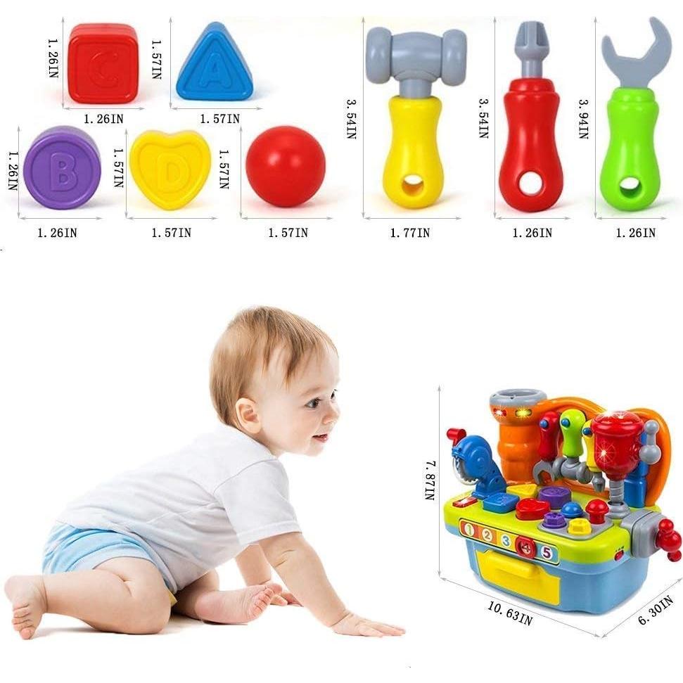 Banco de Trabajo Musical Huile para Niños 1-3 Años