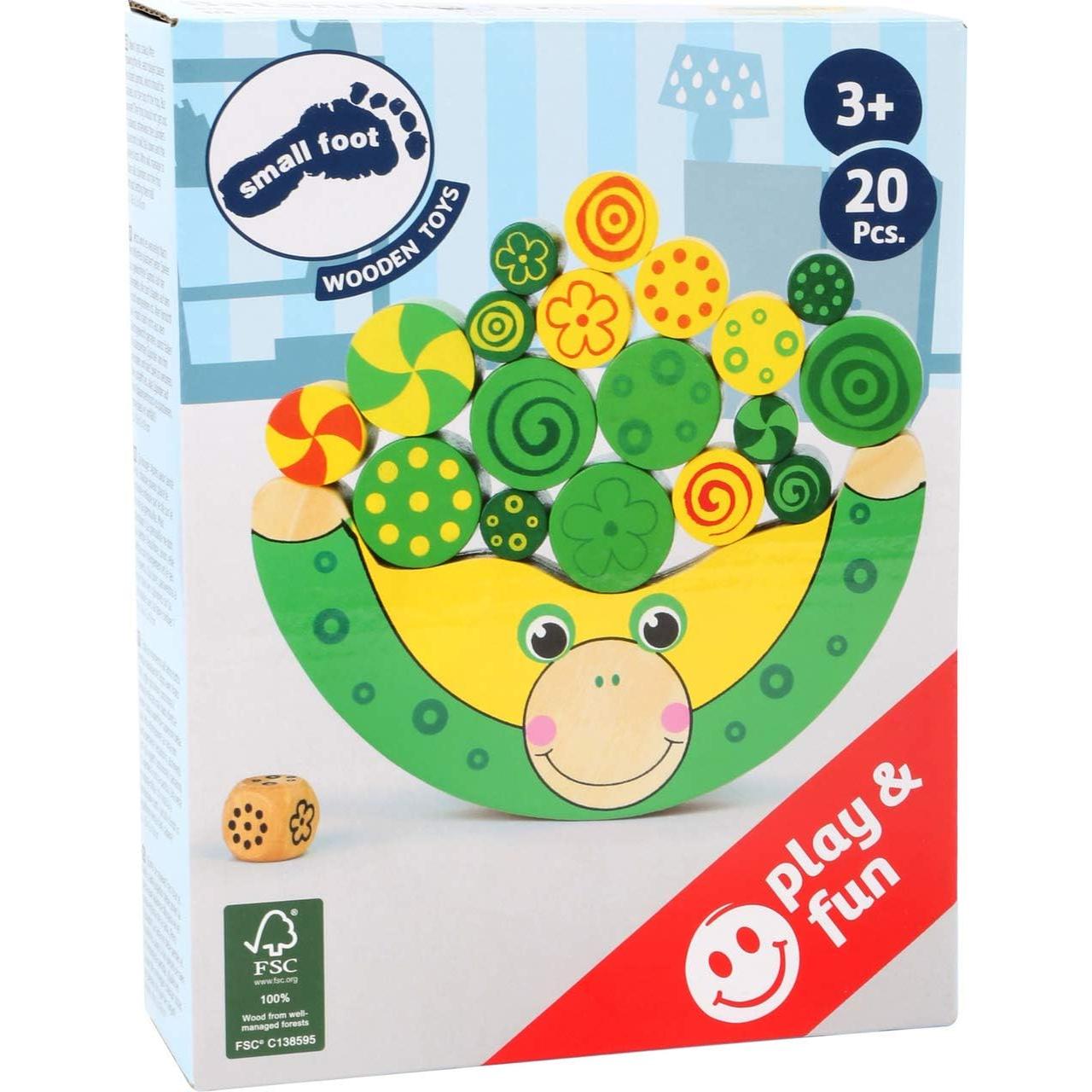 Juego de Equilibrio de Ranas Apilables Small Foot 16x8cm